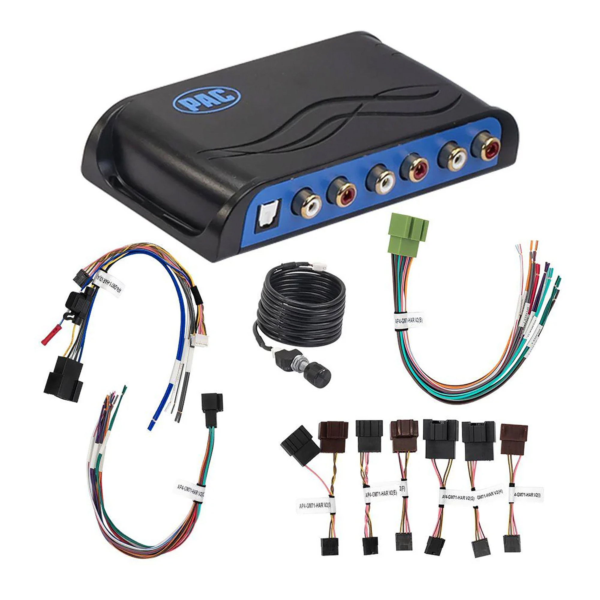 PAC® PAC® AmpPRO4 Amp Integration Interface for Select 2019 & Up Cadillac®, Chevrolet®, GMC® & Hummer Vehicles with AVB Ethernet/Bose®, AP4-GM71