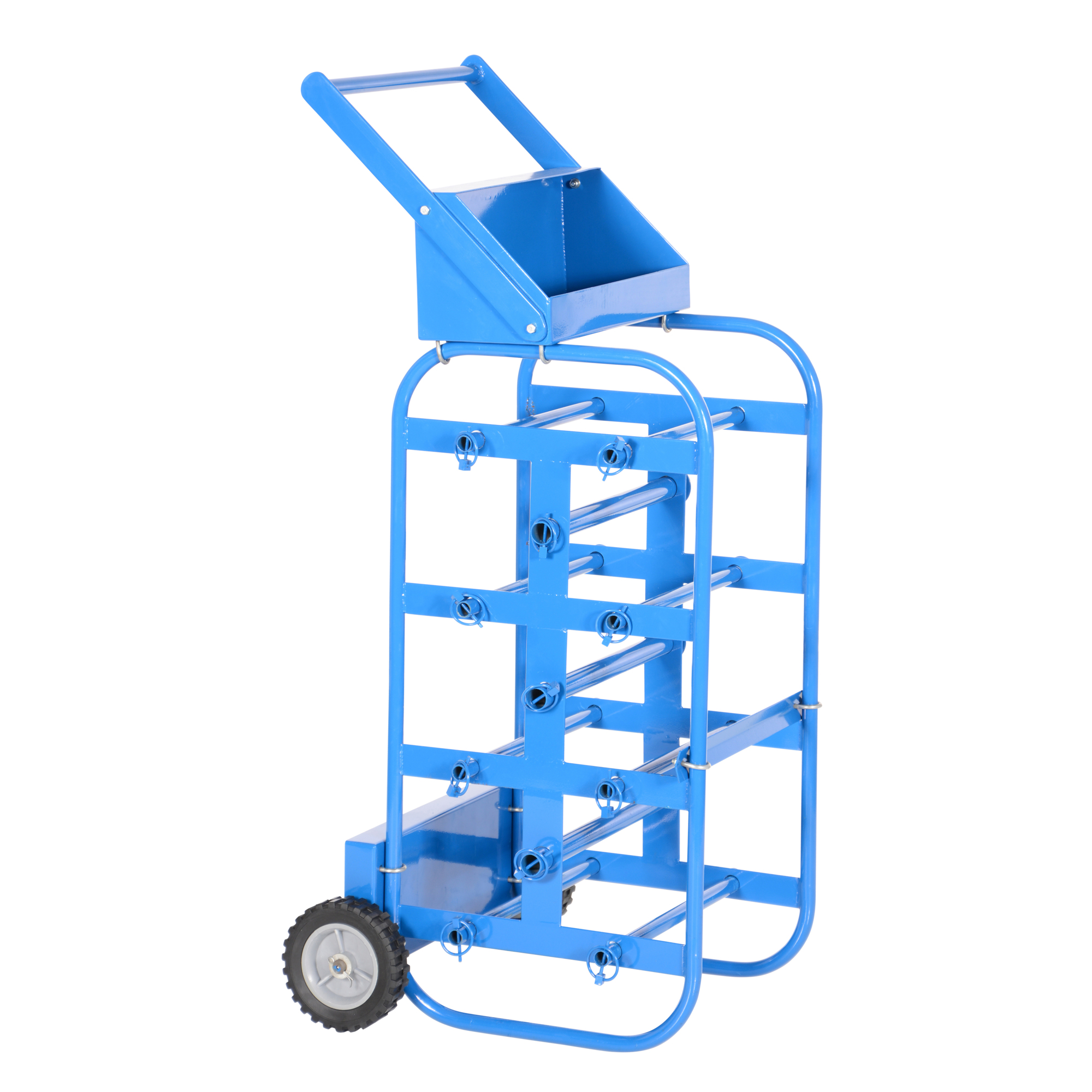 Vestil Steel Economy Wire Reel Caddy 150 Lb. Capacity Blue