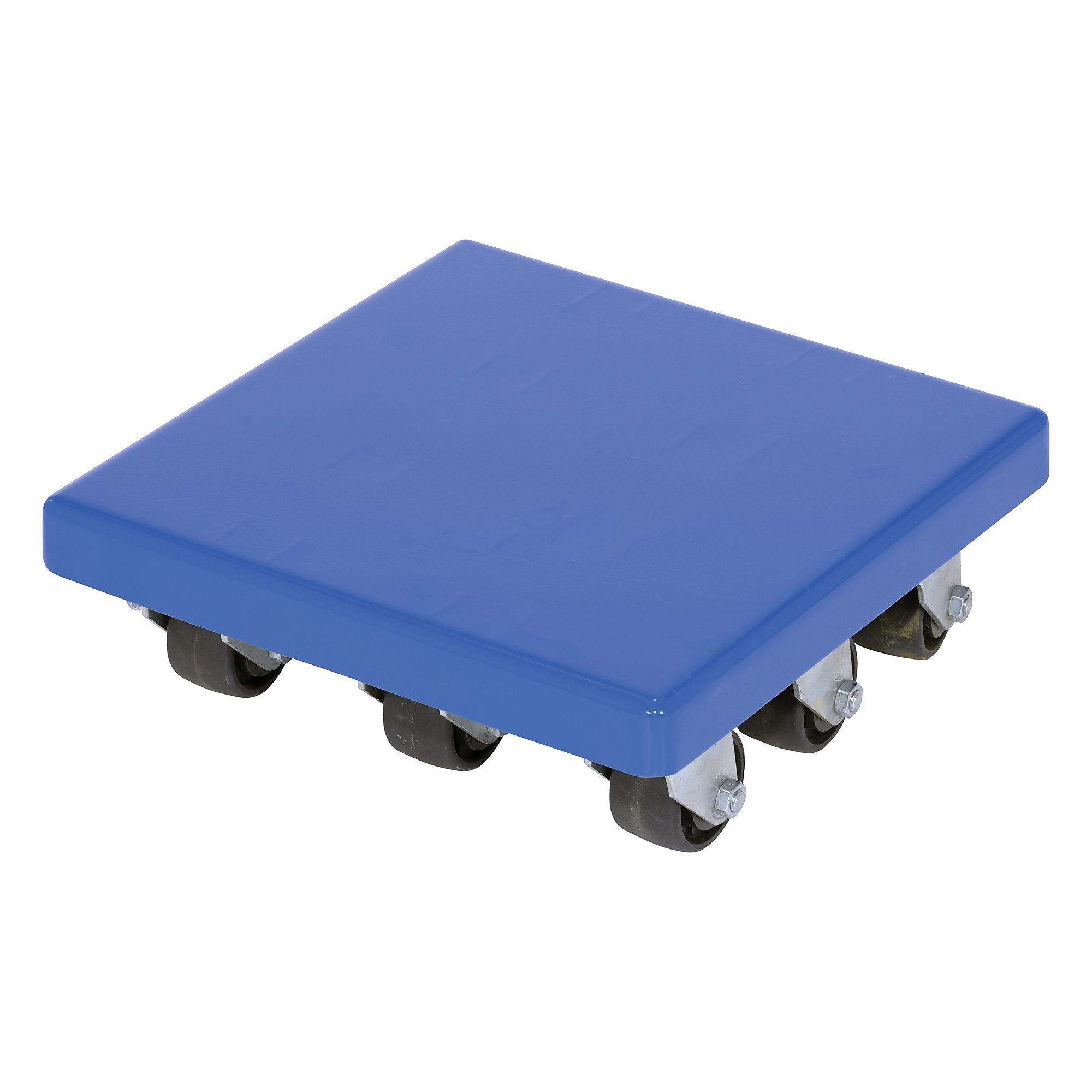 Vestil Steel Heavy Duty Flush Top Dolly 16 In. x 16 In. 8,000 Lb. Capacity Blue