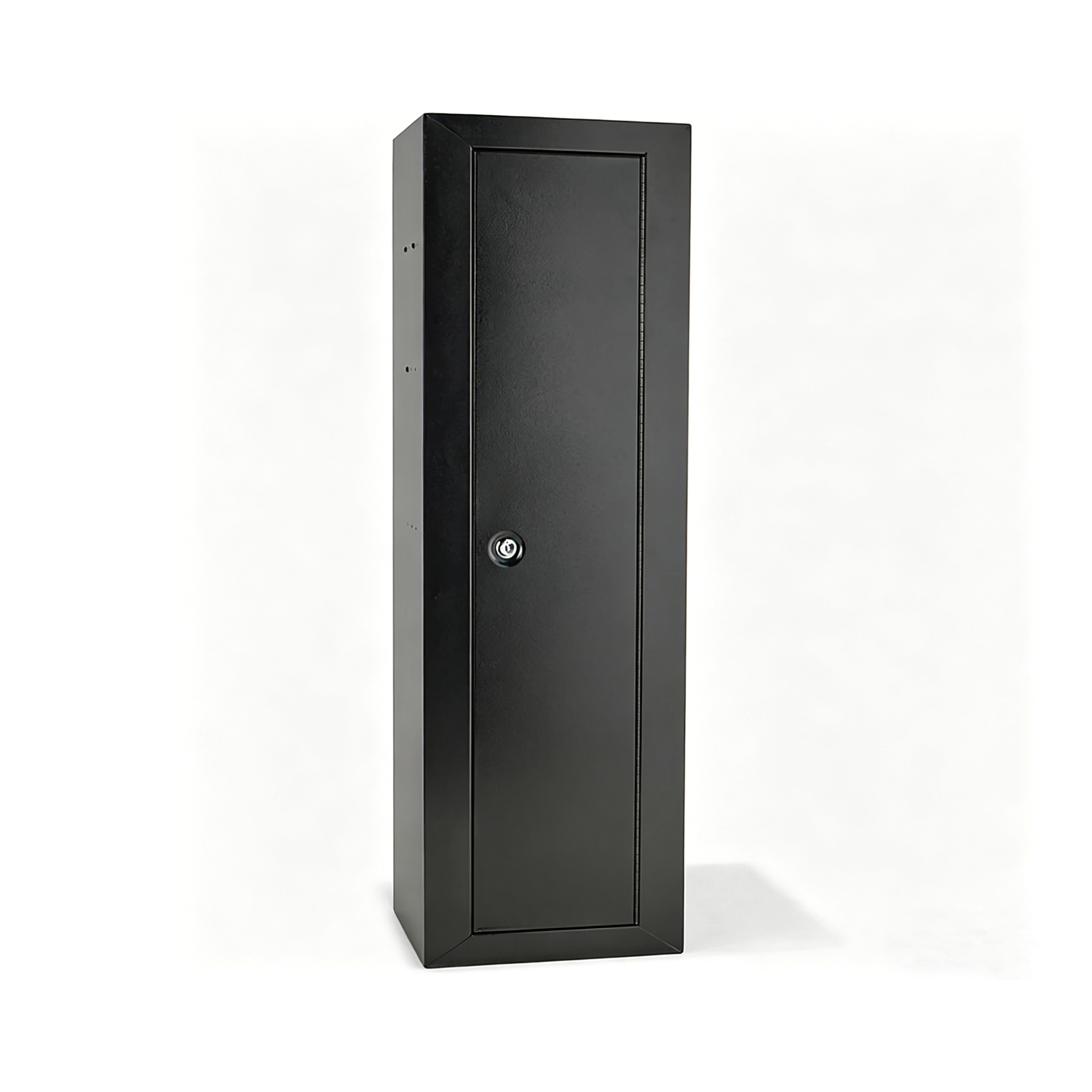 Red Mountain Valley 14-Gun Single-Door Gun Cabinet, Steel, 3-Point Locking System, Black, Model# 202112001001
