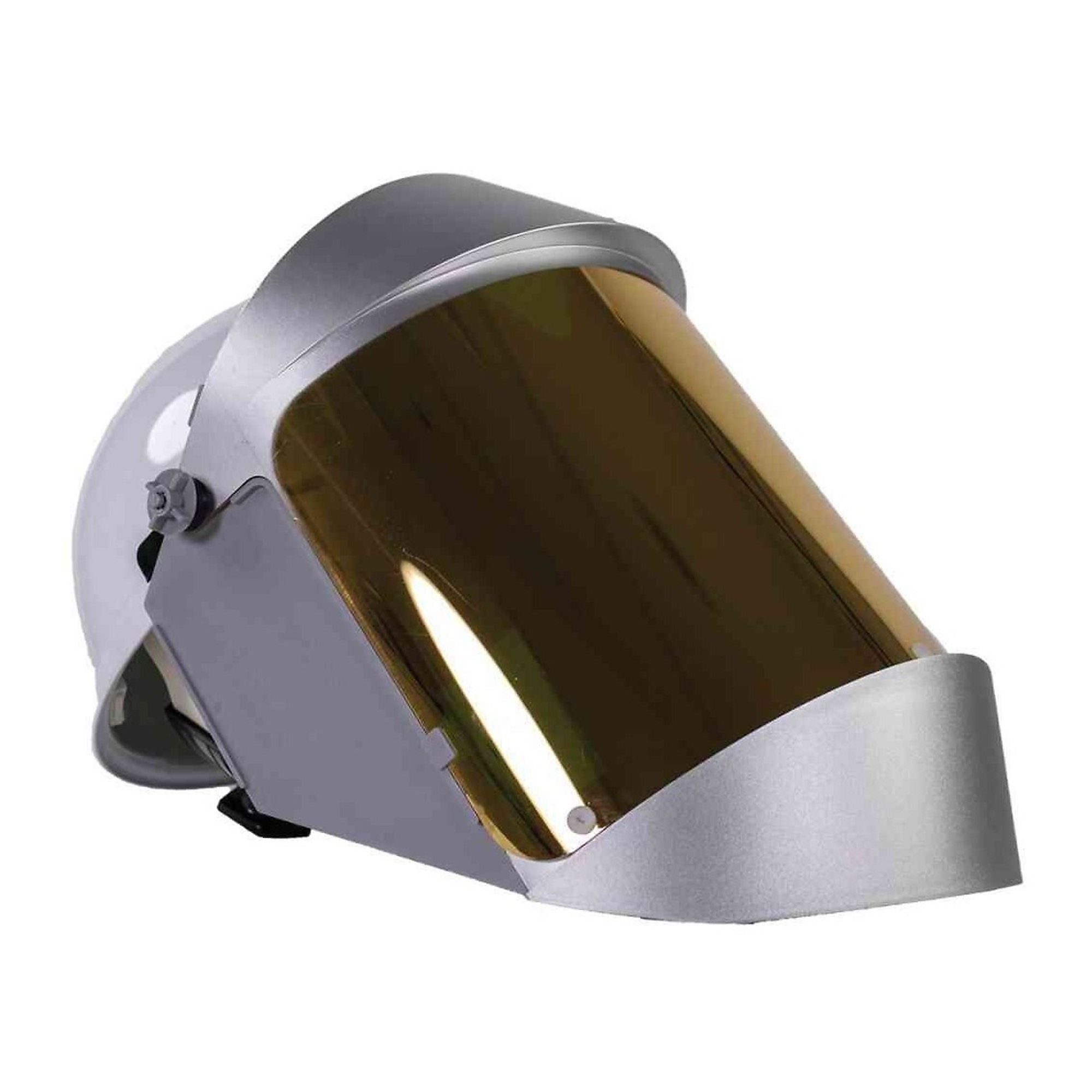 OBERON™ - Face Shield & Hard Cap - Heat Reflective - Window: Dark Green Gold Anti-Fog - With Lower Crown and Shield Extender - Model # 2156AFC+500