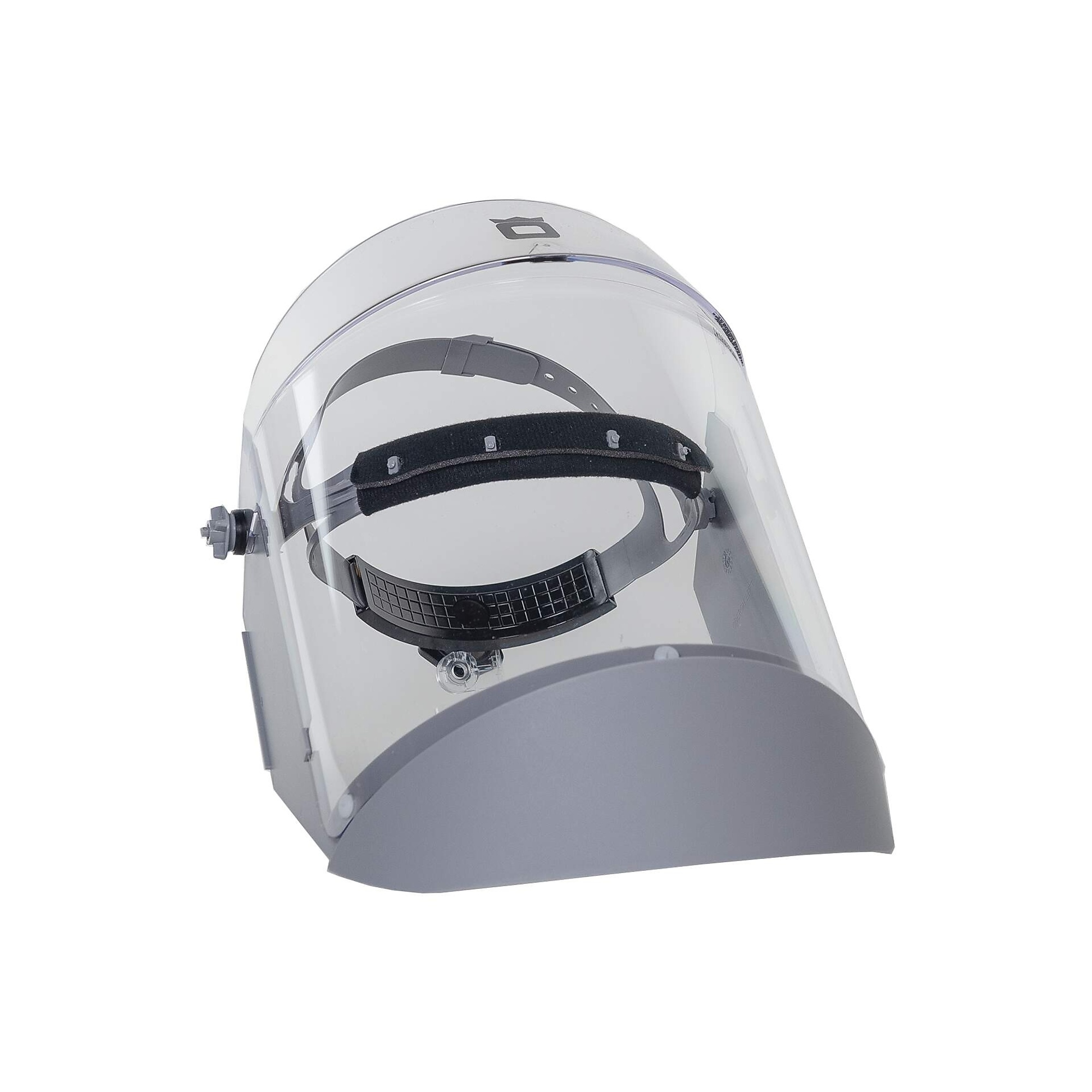 OBERON™ - Face Shield with Ratcheting Headgear - Polycarbonate - Window: Clear Anti-Fog - With Lower Crown & Side Shields - Model # 2171AFR+500