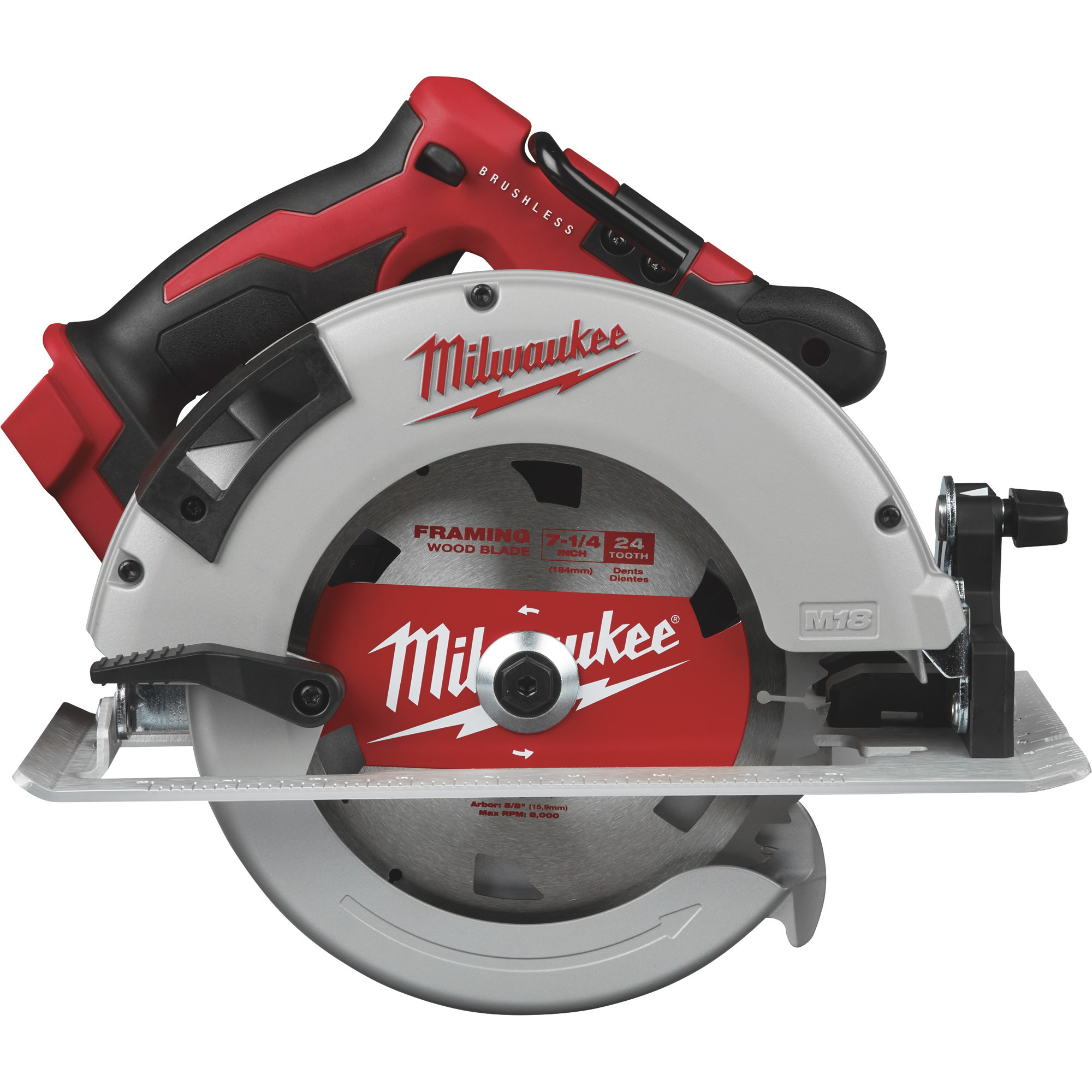 Milwaukee M18 Brushless Cordless Circular Saw – Tool Only, 1/4in., Model#  2631-20 Northern Tool