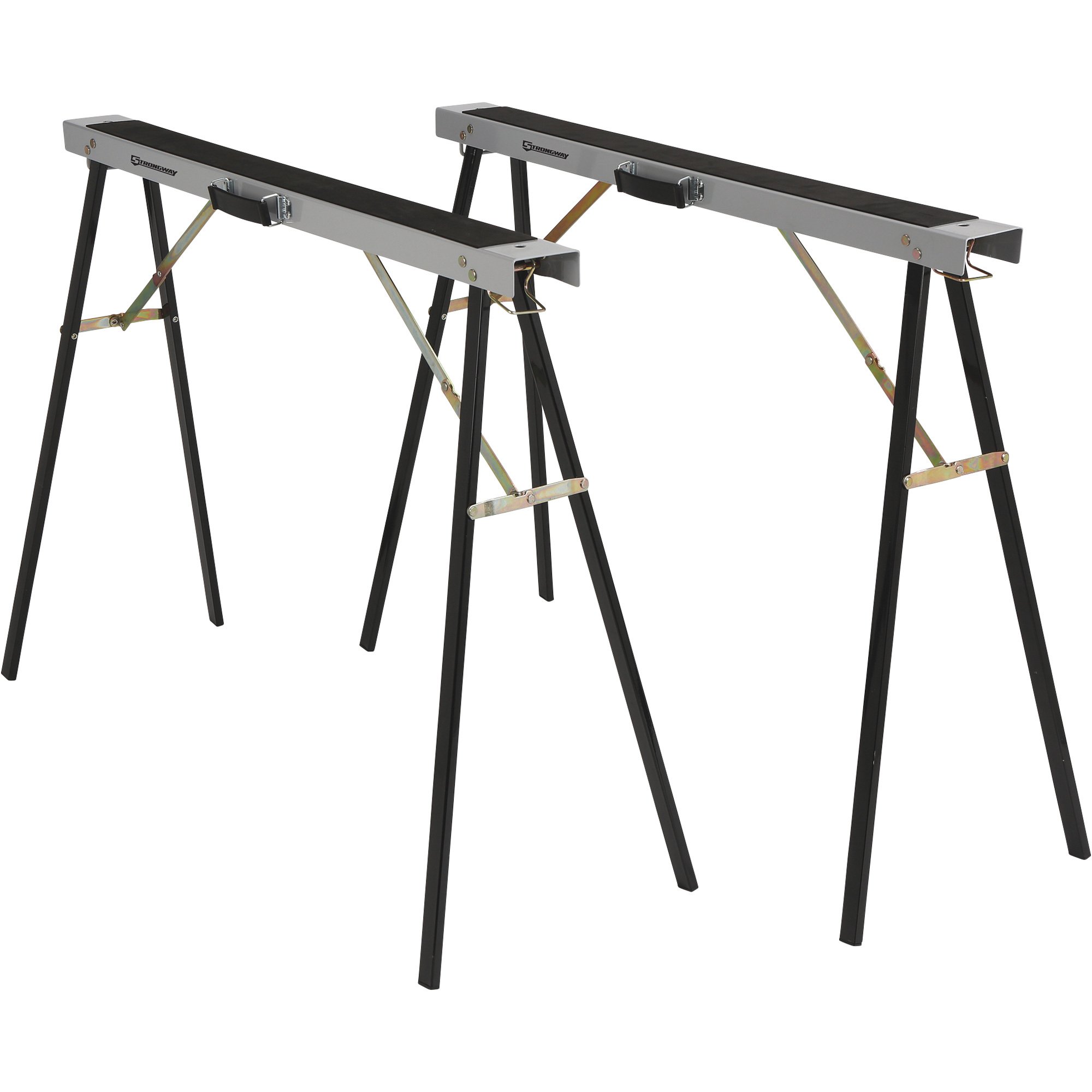 Strongway Steel Foldable Sawhorses 1 Pair 600 Lb. Total Capacity Northern Tool