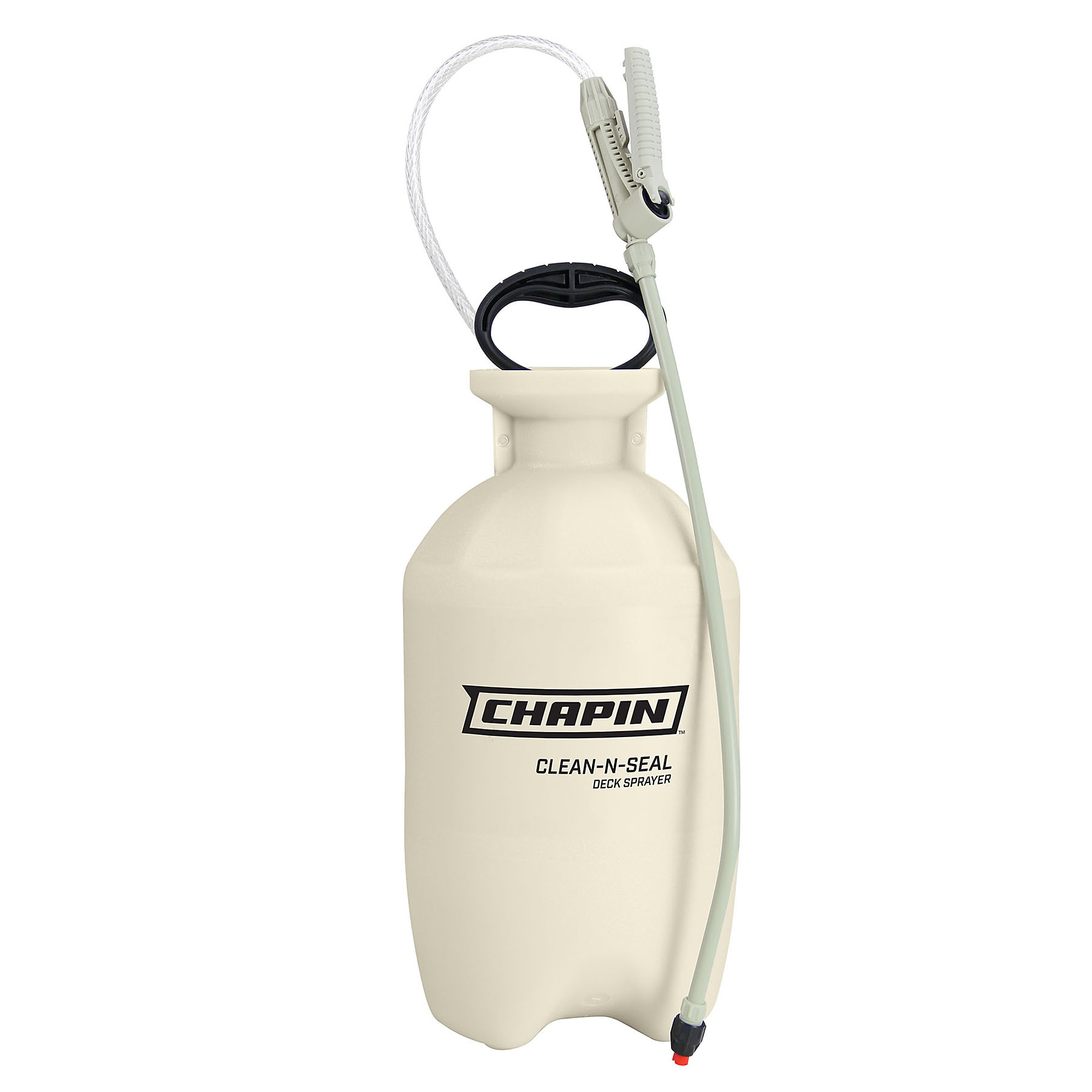 Clean 'N Seal Poly Deck, Fence & Patio w/ Chem Resistant Seals Sprayer - 2   Gal, Model #25020