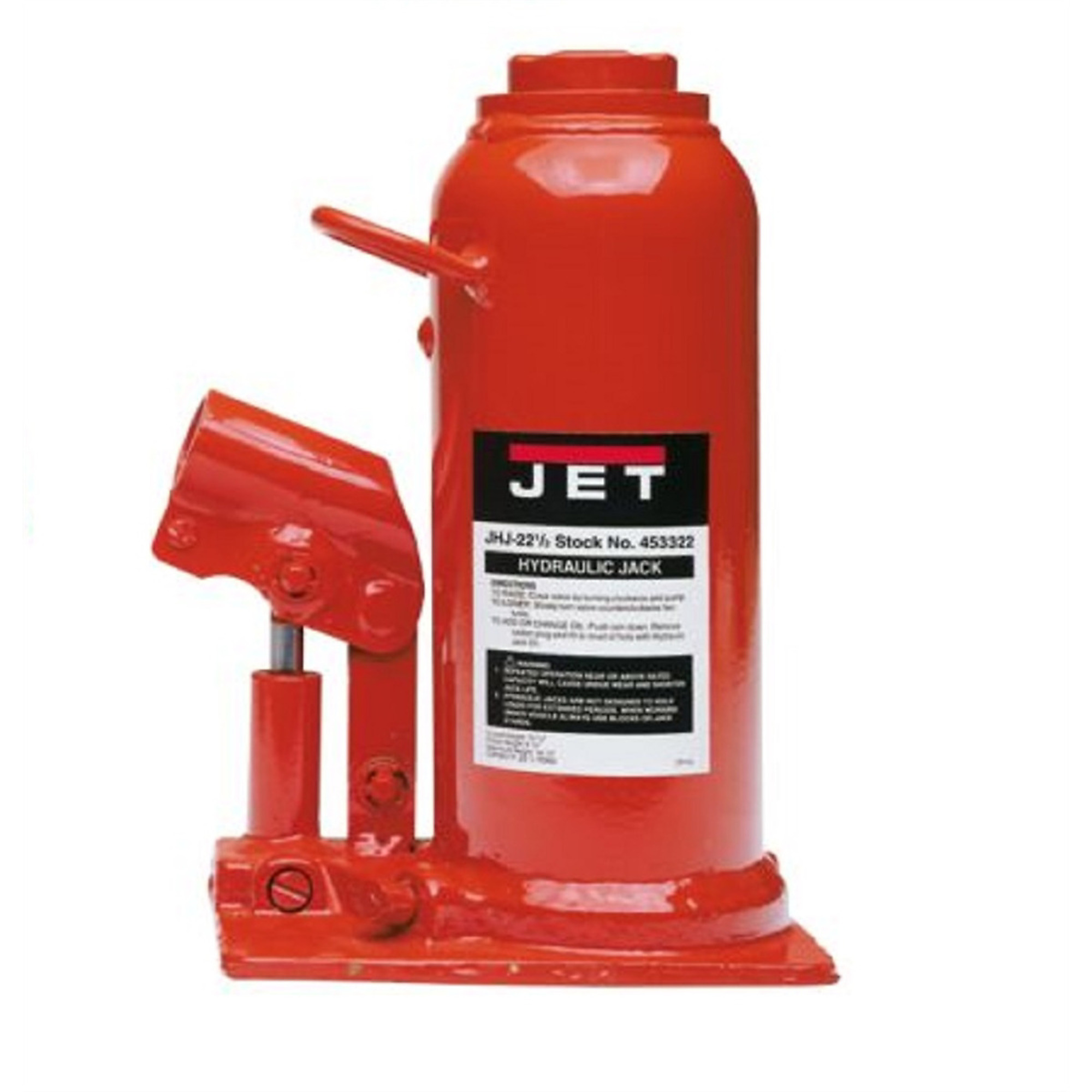 Jet Tools 453322 JHJ-22-1/2 HYDRAULIC BOTTLE JACK 22-1/2 TON CA