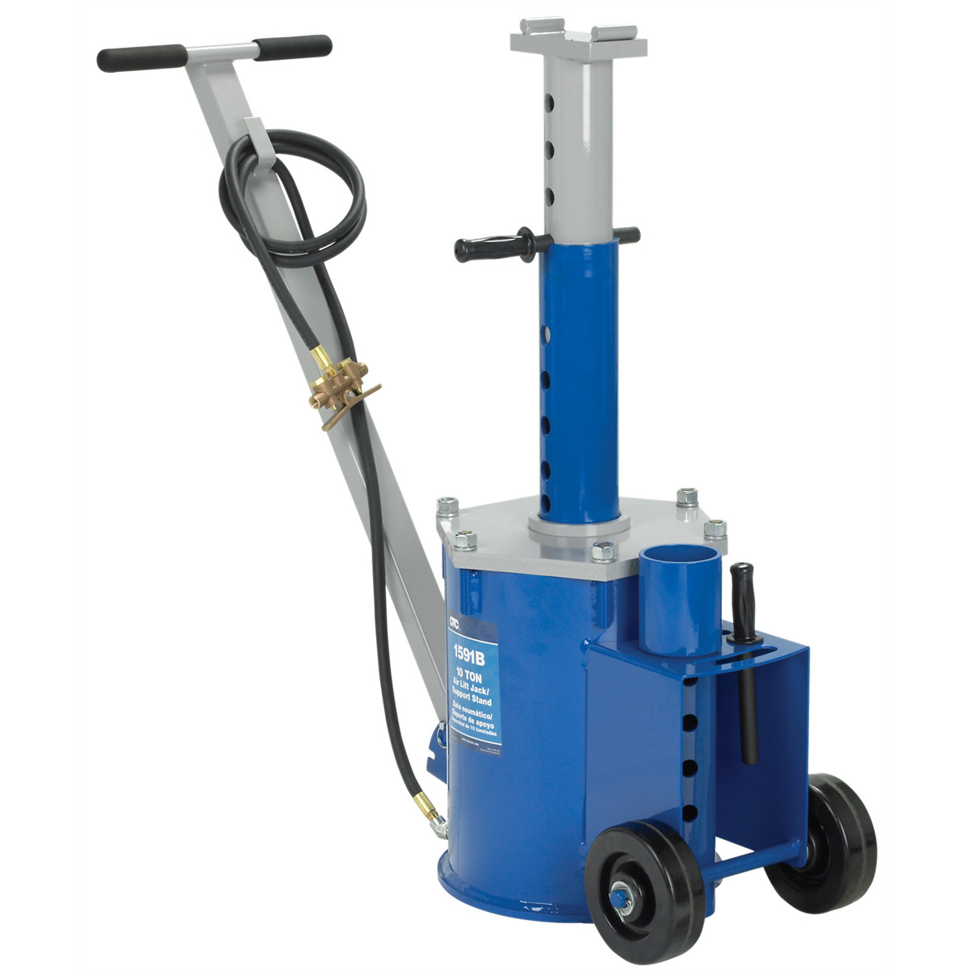 OTC1591B 10-Ton Combination Air Lift & Stand