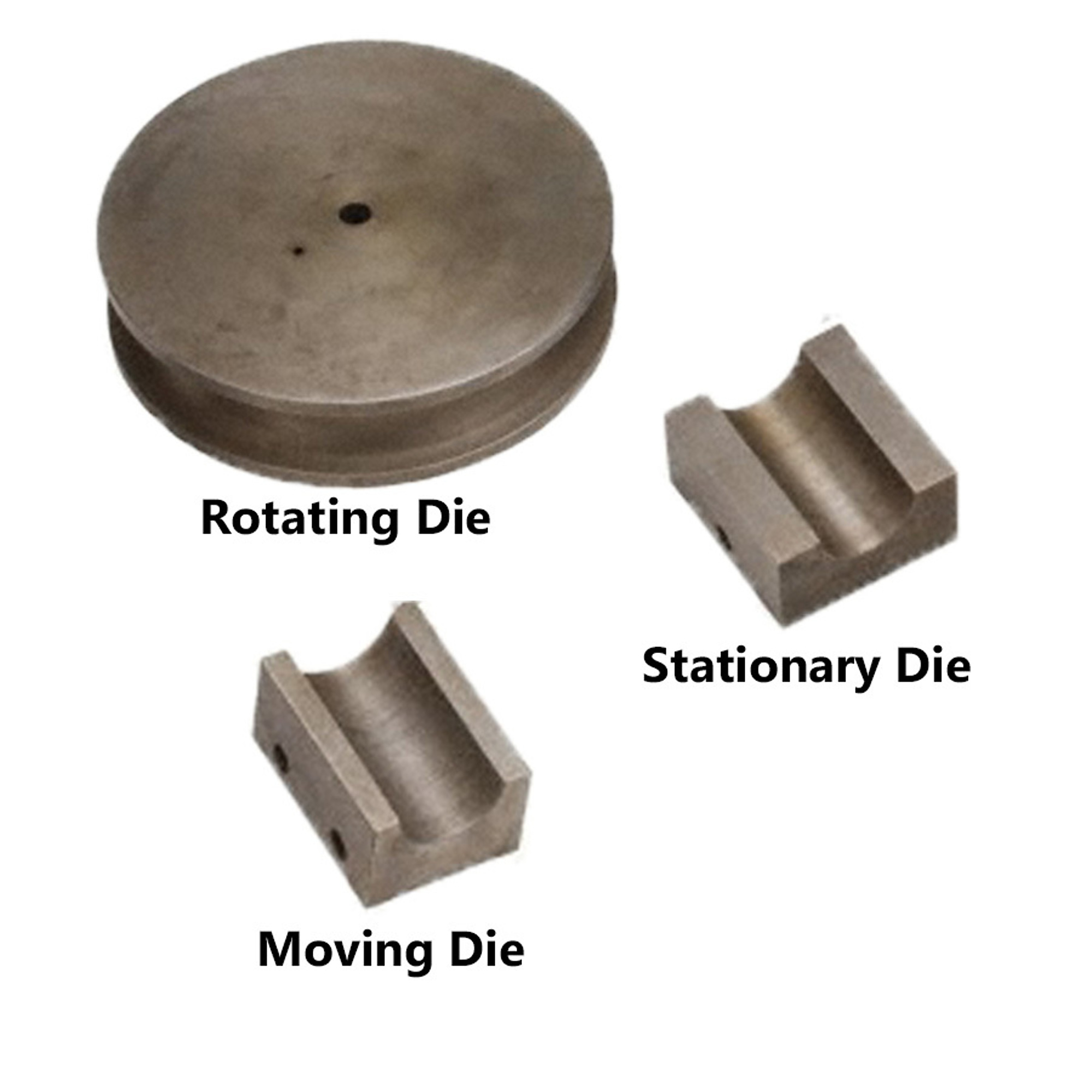 METALpro MP95P-114 1-1/4" Round Pipe Die Set for MP9500 Bender
