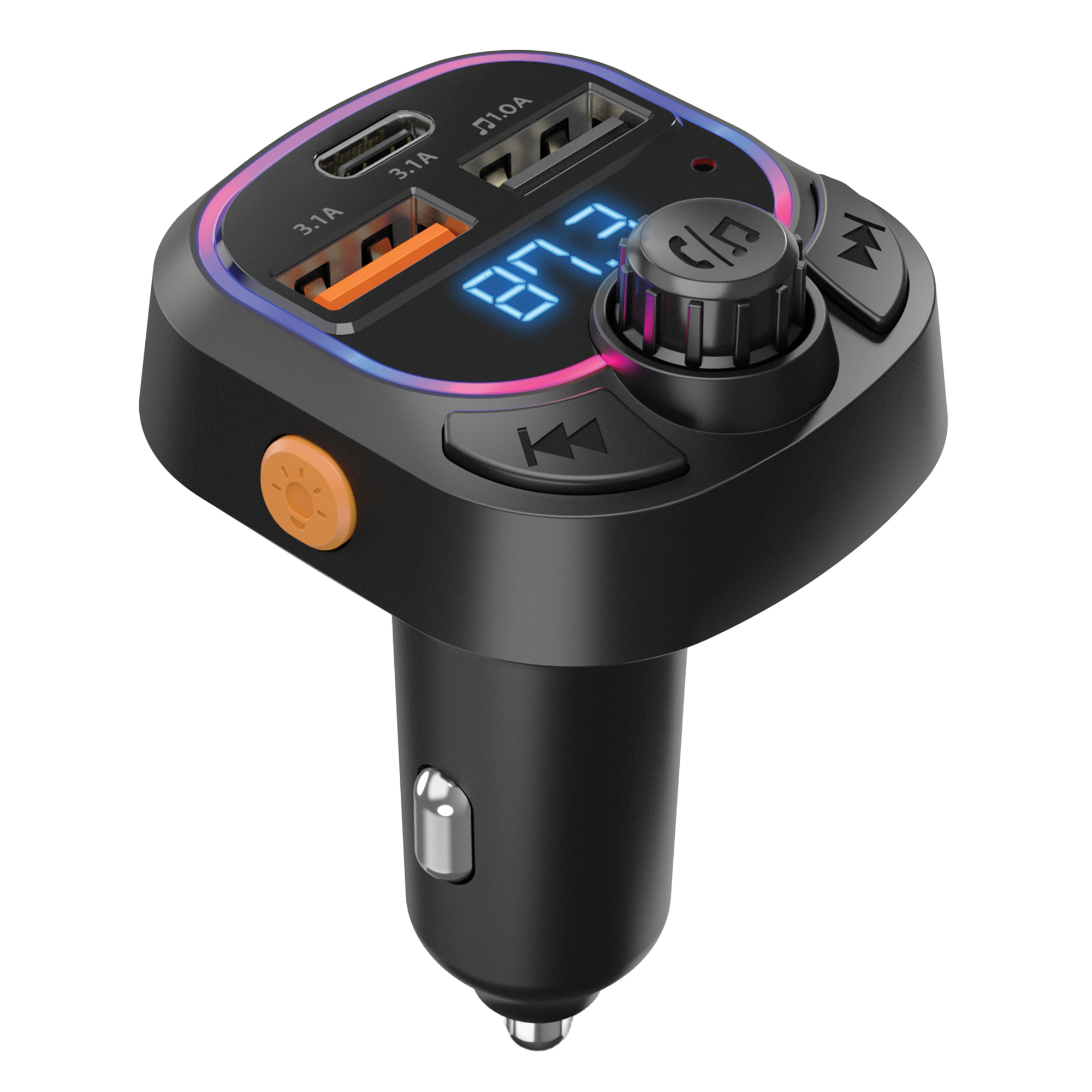 HyperGear® IntelliCast Road FM Transmitter Car Charger, 15857