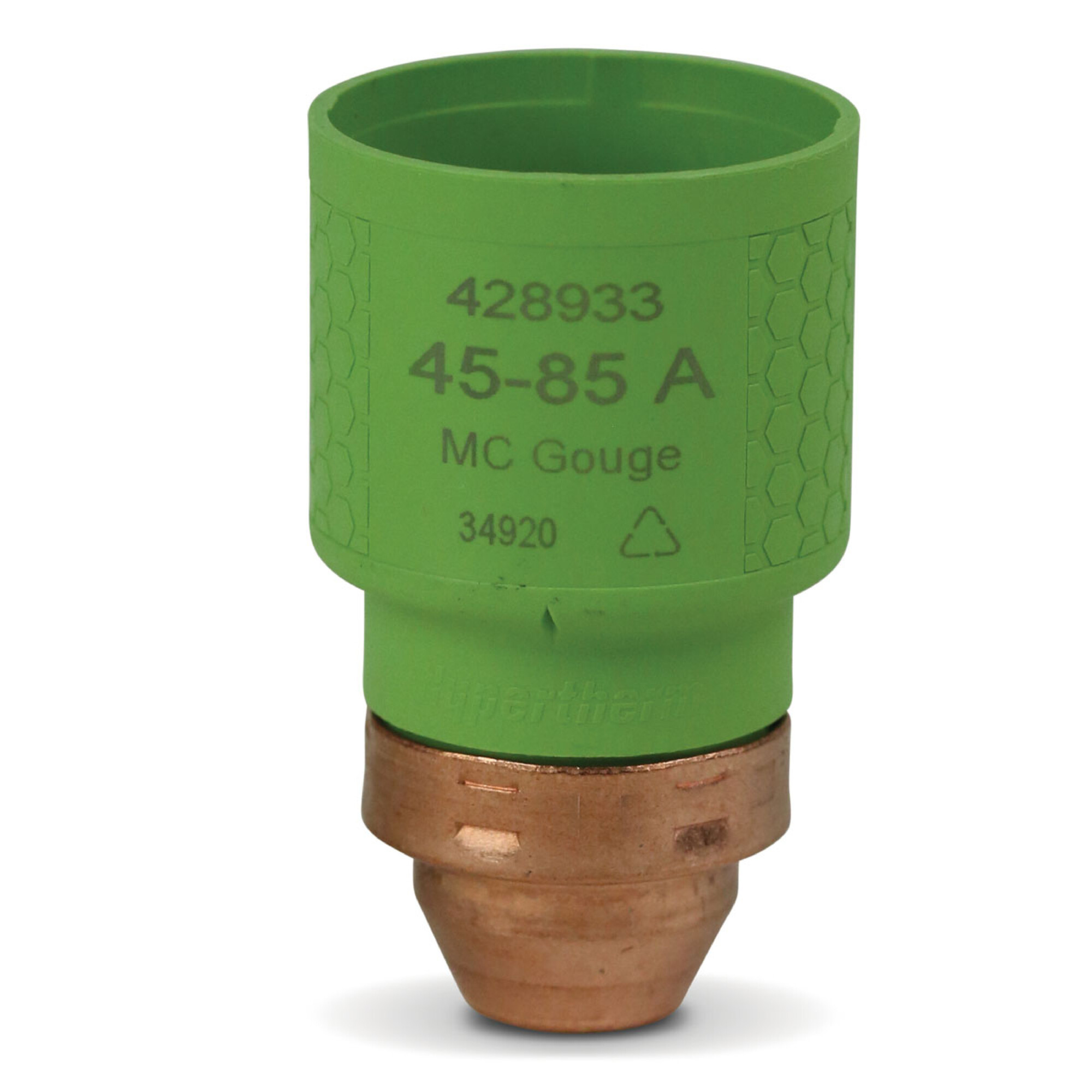 Hypertherm SmartSYNC 45–85A Max Control Gouging Cartridge – Single-Piece Plasma Consumable, Color-Coded Identification, End-of-Life Indicator, Fast Torch Installation, Powermax® Compatible, Model #428933
