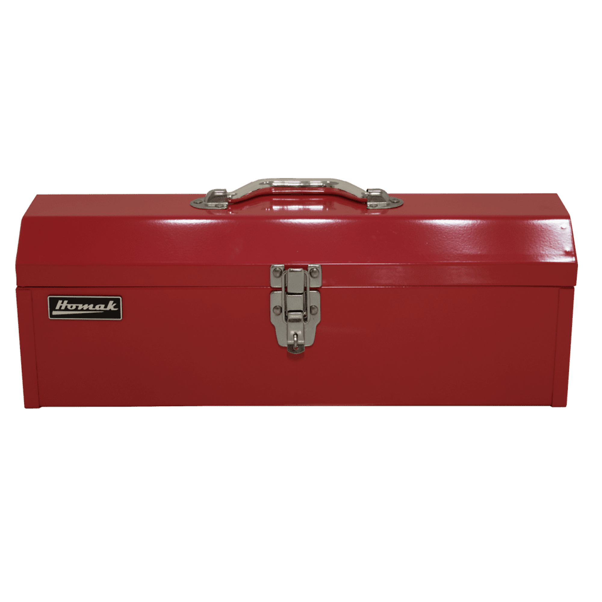 Homak, 19" Metal Toolbox W/ Black Metal Tray, Red, Heavy-duty 21-gauge steel, Model #  RD00119200