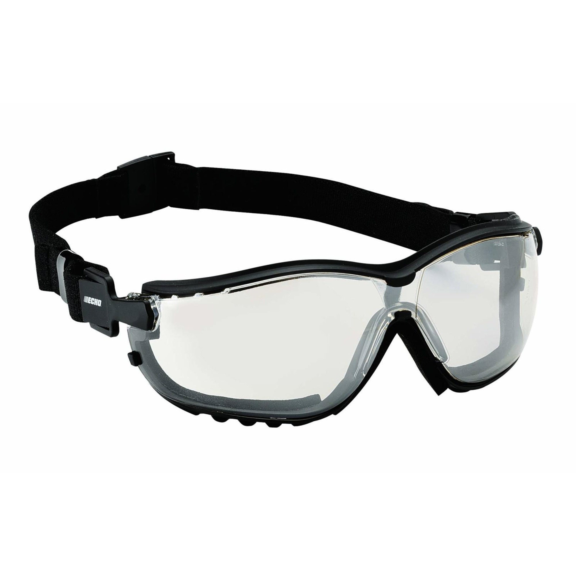 ECHO, Aviator Googles Full-Wrap Goggle with Detachable Headband, Clear Tinted Single Framed Lenses, UV Protection, Removable Foam Inner Lens Clip, Model #102922458