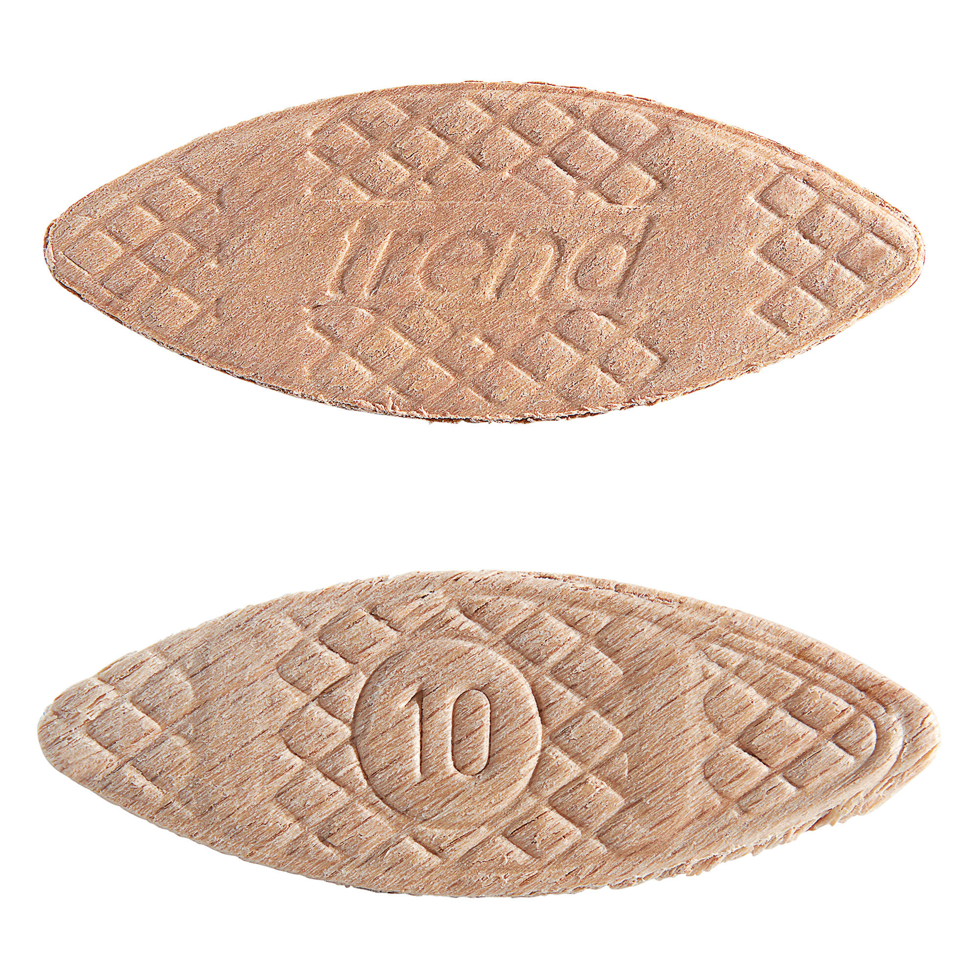 Trend Biscuit No.10, 100 Pack, Beechwood, Routing Accessories, Size 53mm x 19mm x 4mm, BSC/10/100