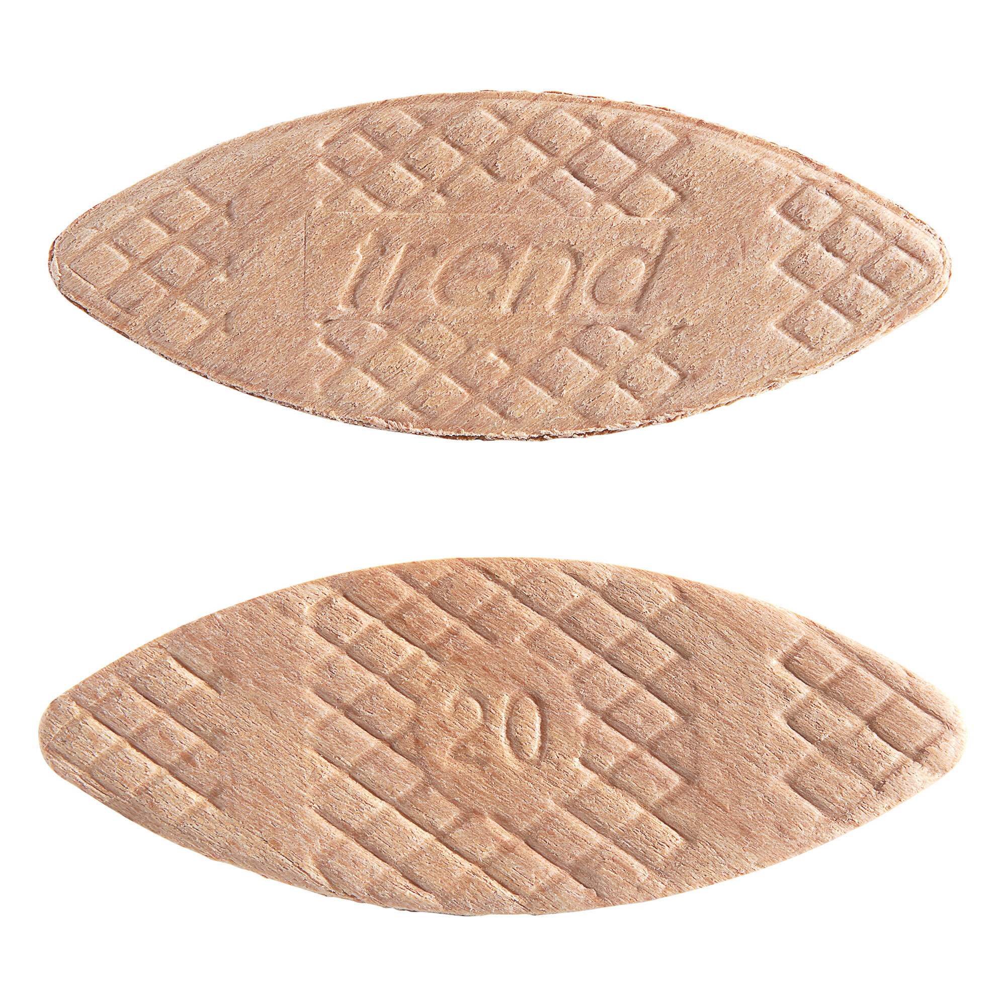 Trend Biscuits No.20, 100 Pack, Beechwood, 60mm x 23mm x 4mm, Ideal for Jointing, Fast & Accurate, BSC/20/100