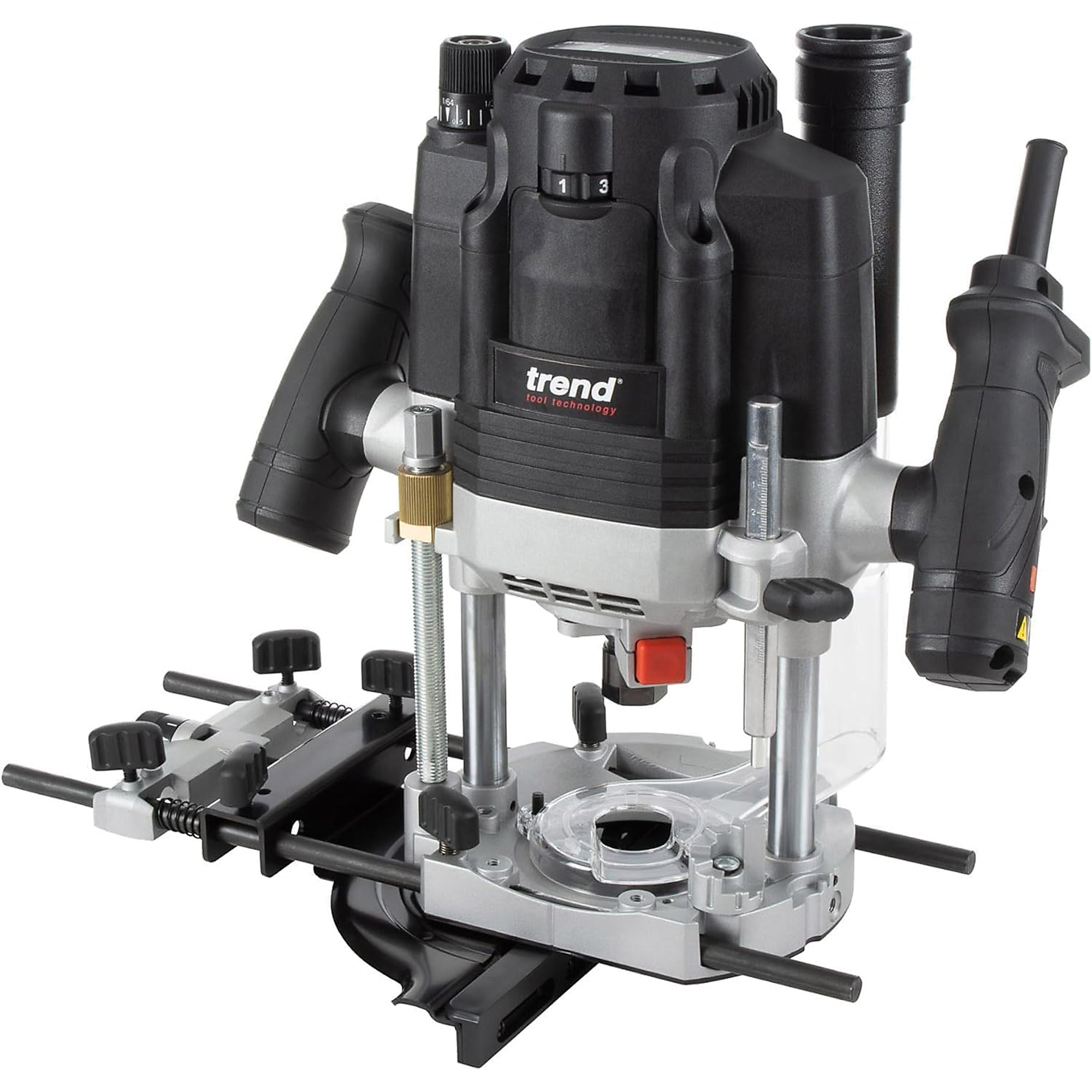 Trend 3-1/4 HP Dual-Mode Plunge Router, 1/2 Inch Collet, 15 Amp, Variable Speed, Router Table Compatible, T8EK