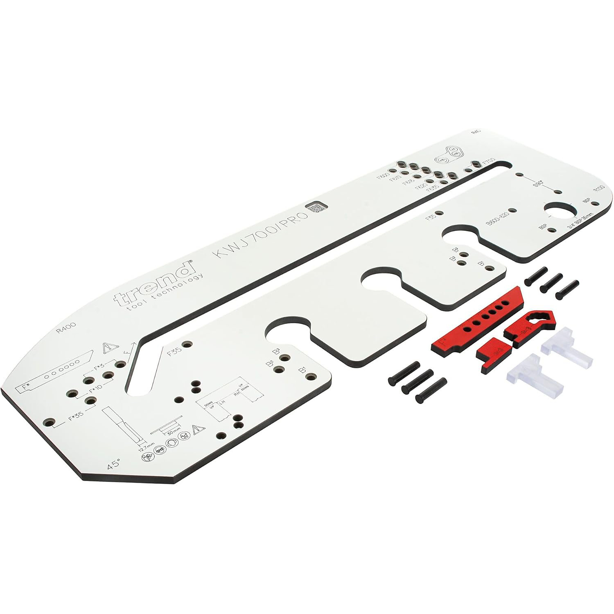 Trend Professional Kitchen Worktop Jig, for Mason Miter Joints, Fits Countertops up to 27-1/2 Inches Wide, KWJ700/PRO