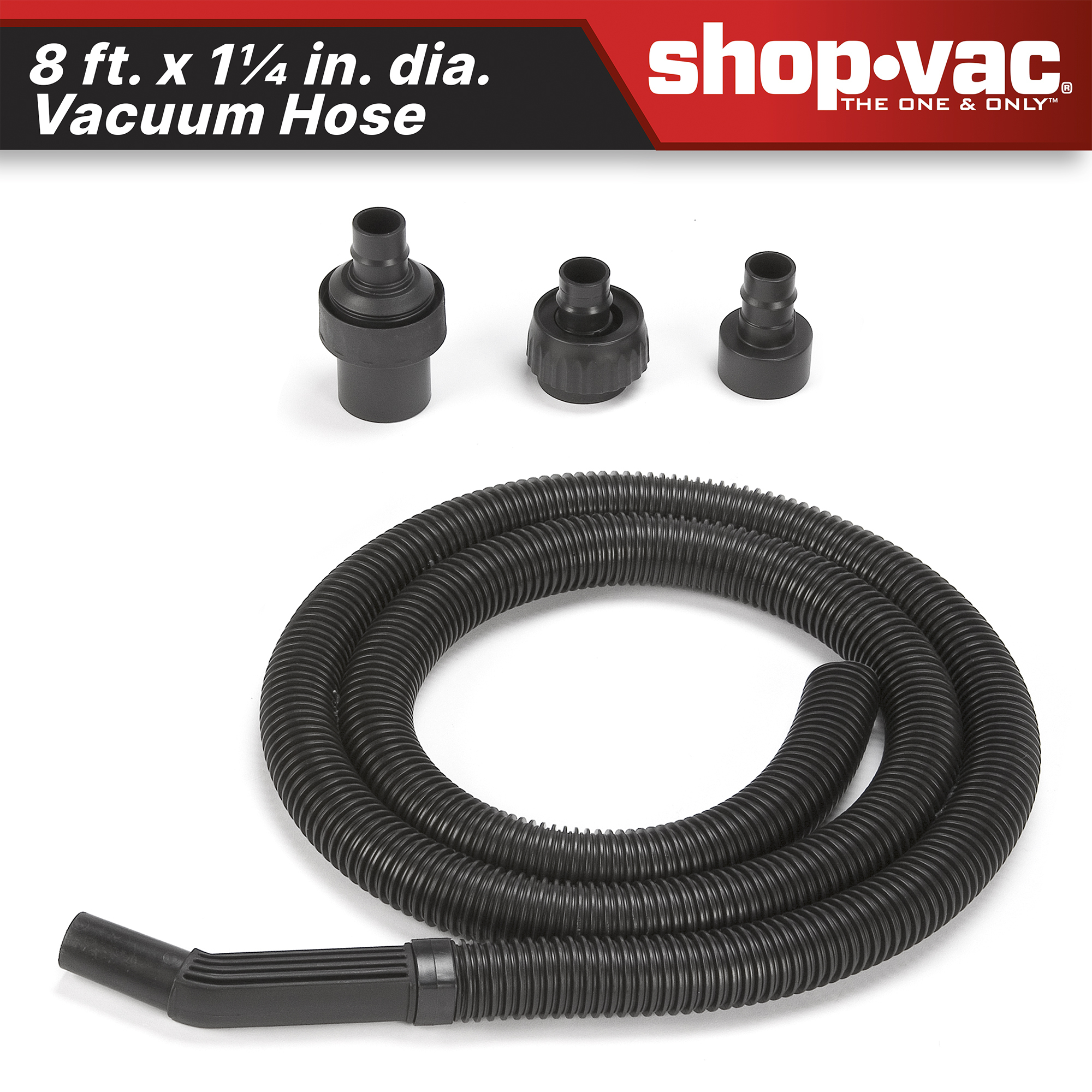 Shop-Vac® 8 foot X 1-1/4 inch diameter Hose with Curved Hose End