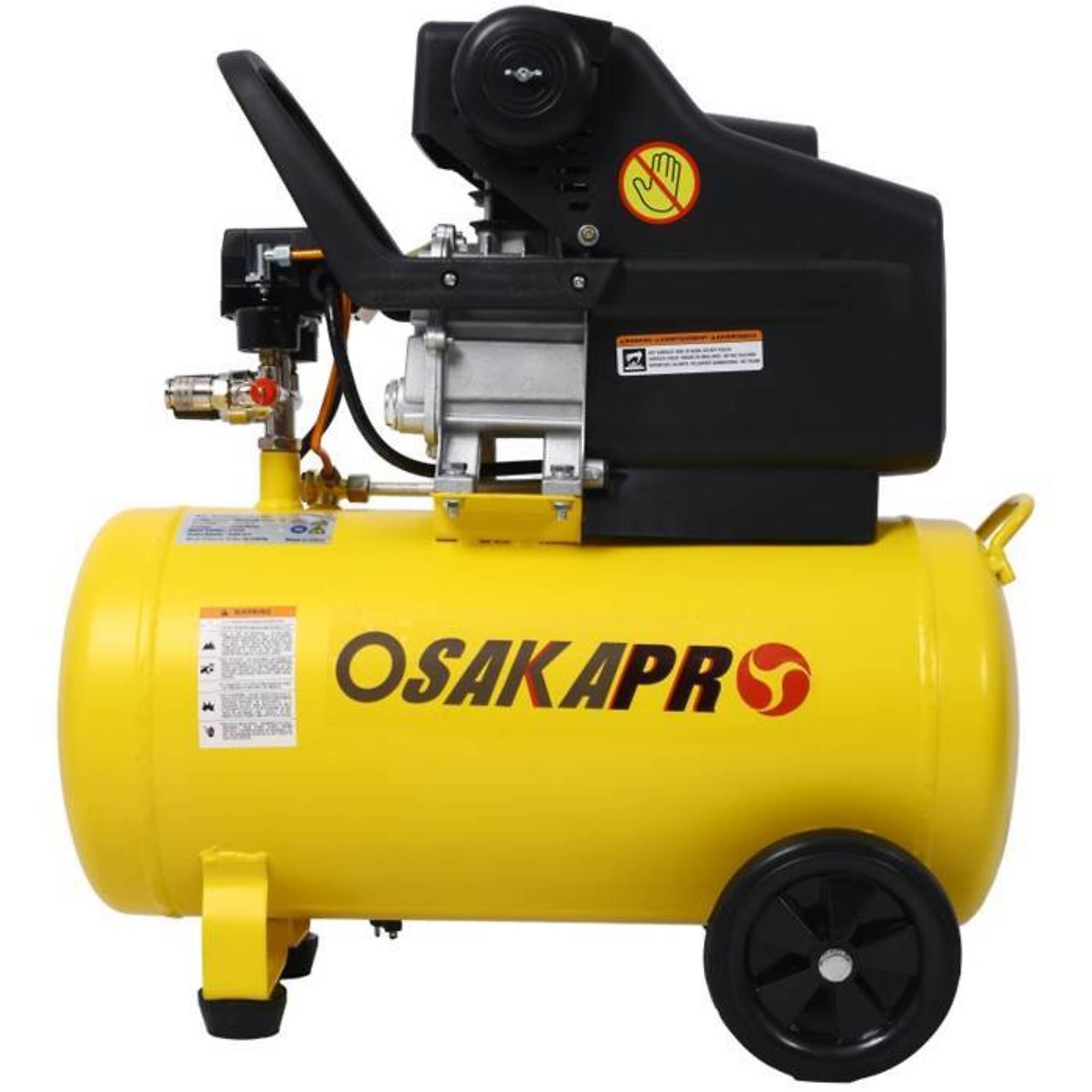 3.5HP Portable 10-Gal Oil-Lubricated Ultra Quiet Air Compressor Tank, BAC-W46564402
