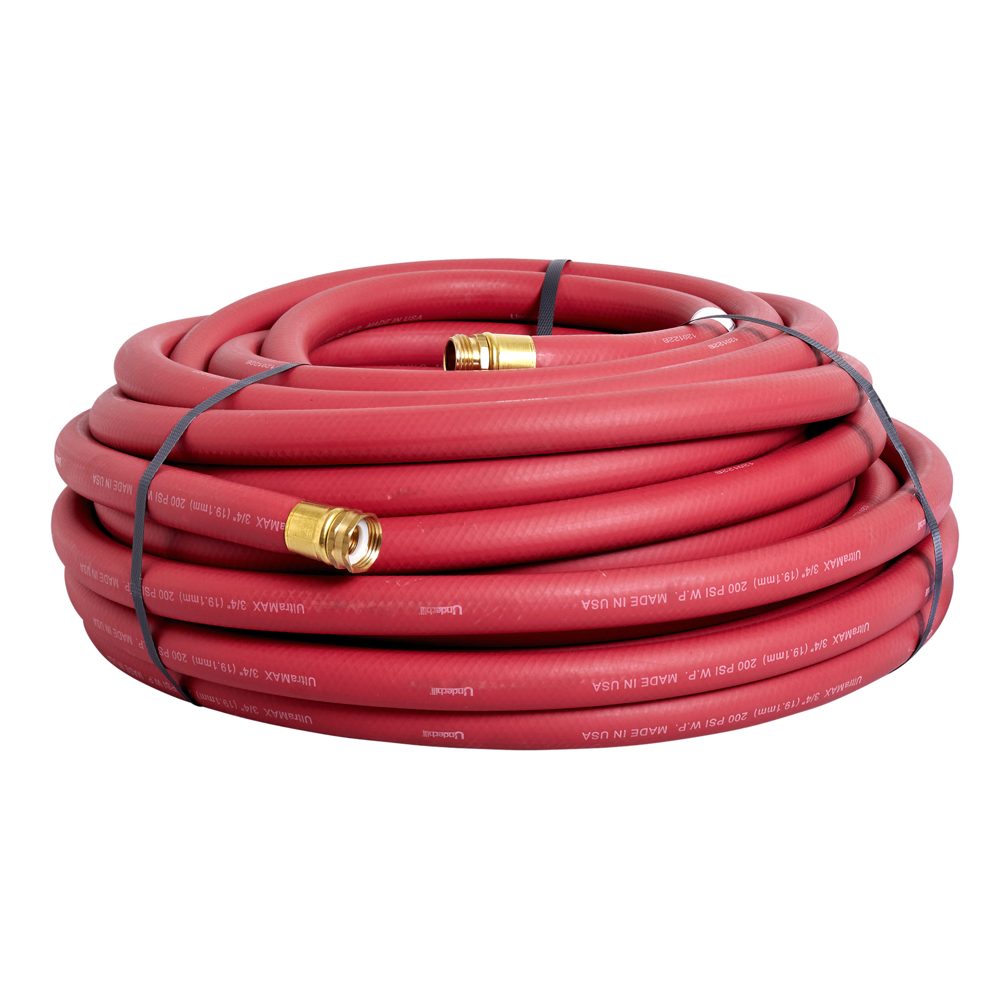 Underhill UltraMax Red 3/4 in. Heavy-Duty Rubber Hose – 100 ft