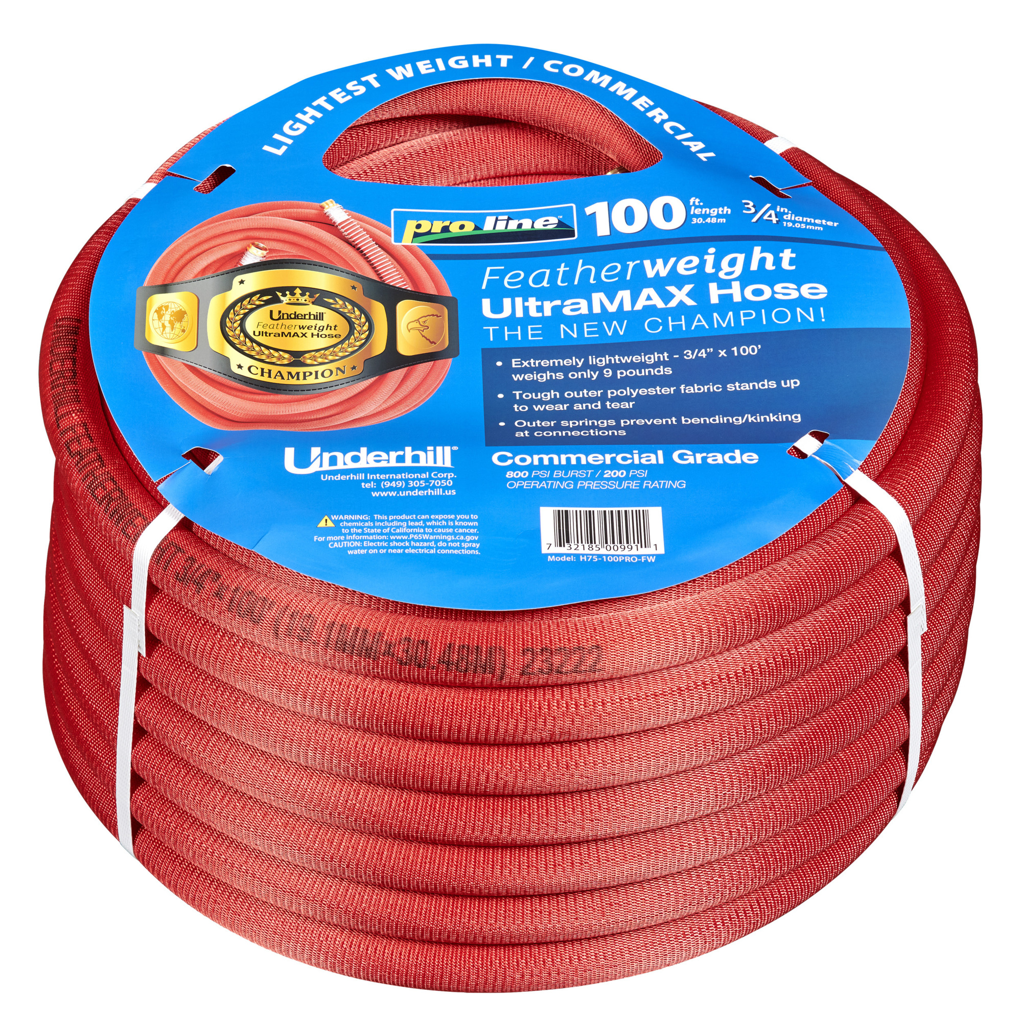 Underhill Featherweight 3/4"x100' H75-100PRO-FW