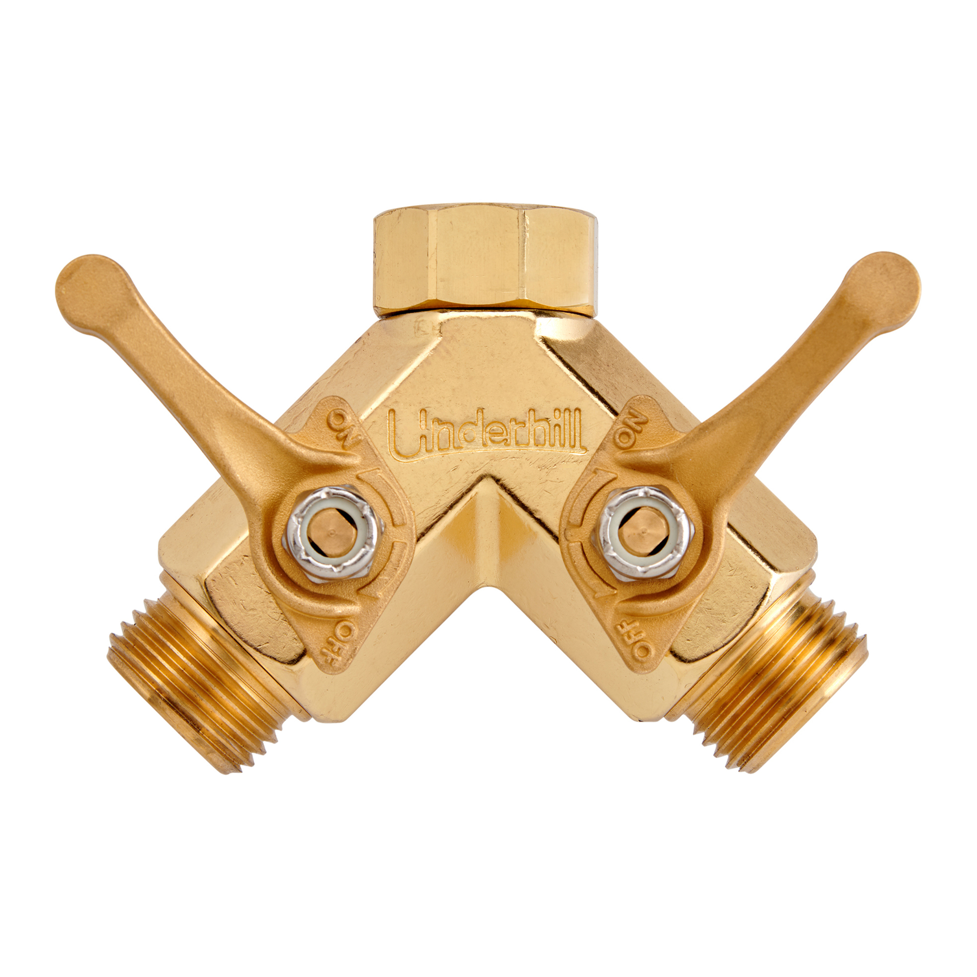 Underhill Brass 2-Way Splitter A-HB2HF