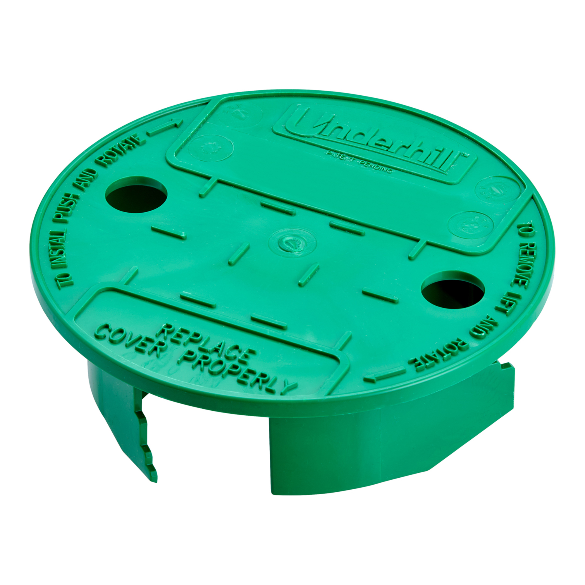 Underhill VersaLid 6 in. Valve Box Lid – Green