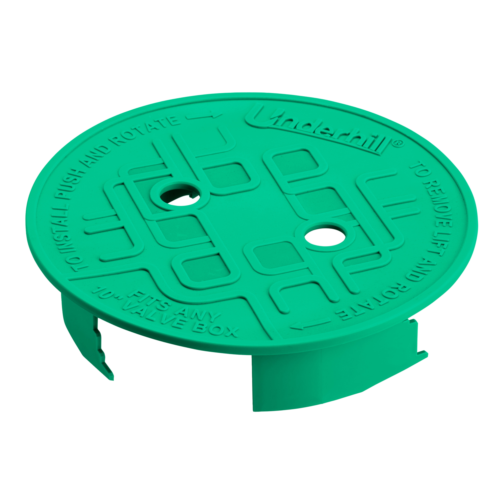 Underhill VersaLid 10 in. Valve Box Lid – Green