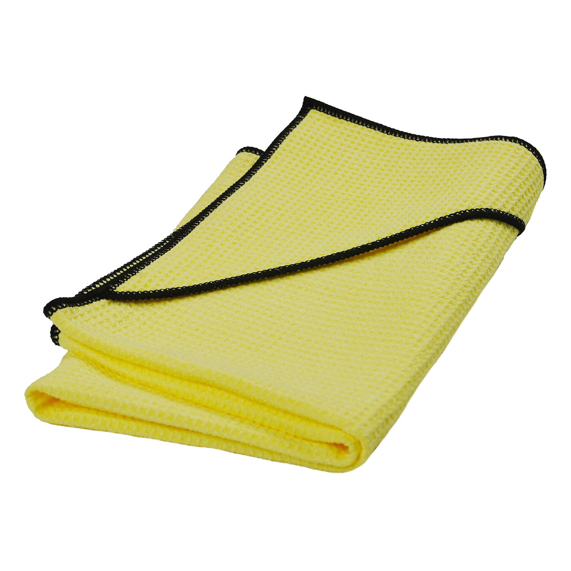 Detailer's Preference Waffle Weave Drying Towel — 26in. x 36in., Yellow, Model# MT-W-36