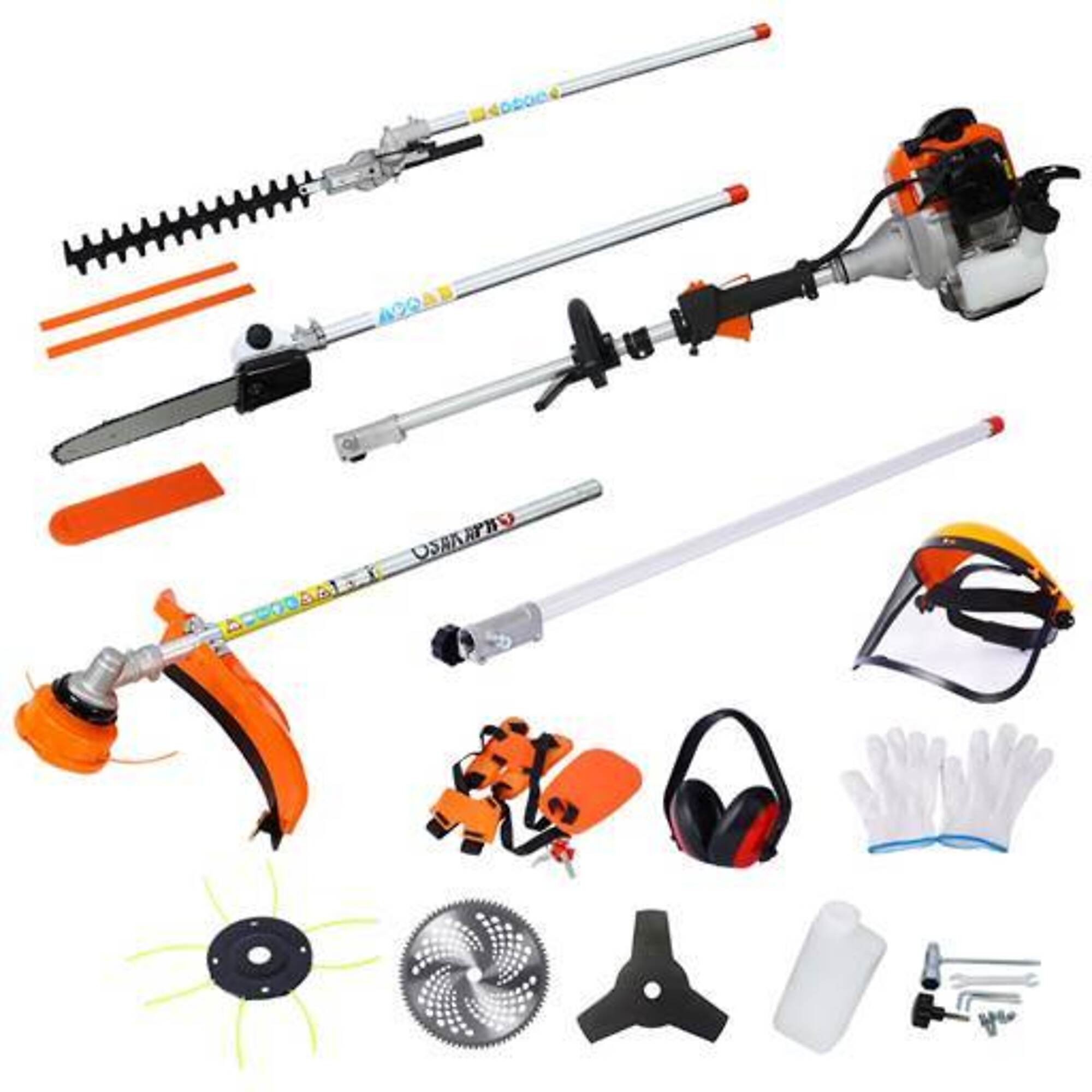 10-in-1 Multi-Functional Brush Cutter, 33CC 2-Cycle, EPA Compliant, BAC-W46558448