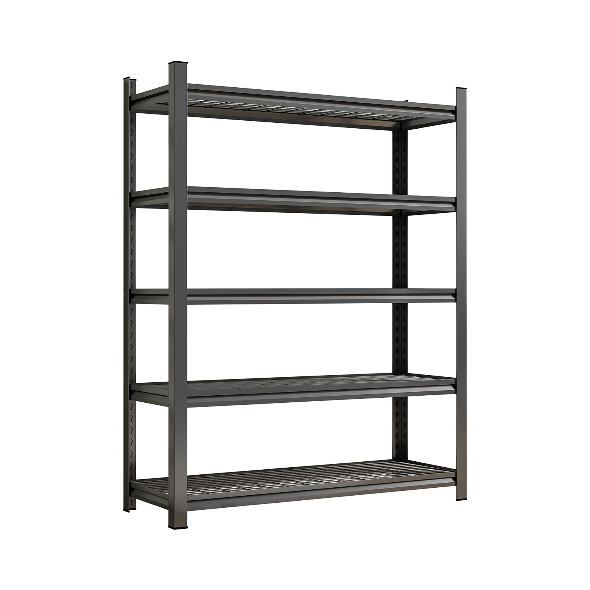 2500 Lbs. Capacity Garage Five Story Shelf in Black
