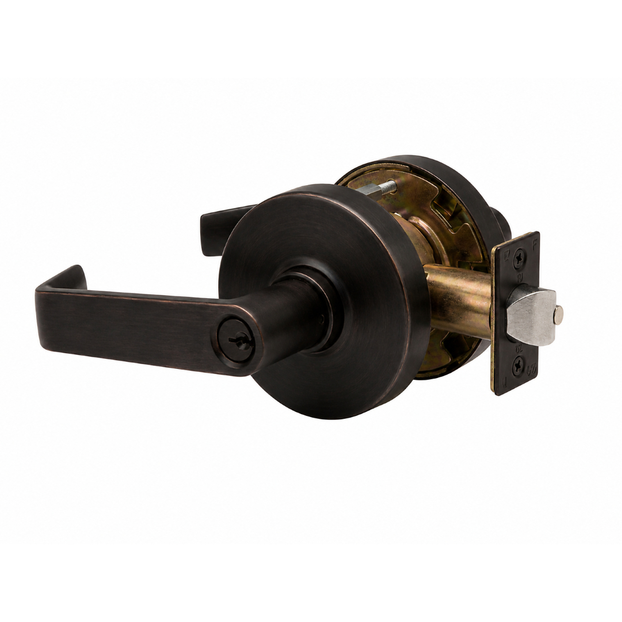 Trans-Atlantic, LHV Series Heavy-Duty Commercial Cylindrical Lever, Grade 1 Entry in Oil-rubbed Bronze, #DL-LHV53-US10B