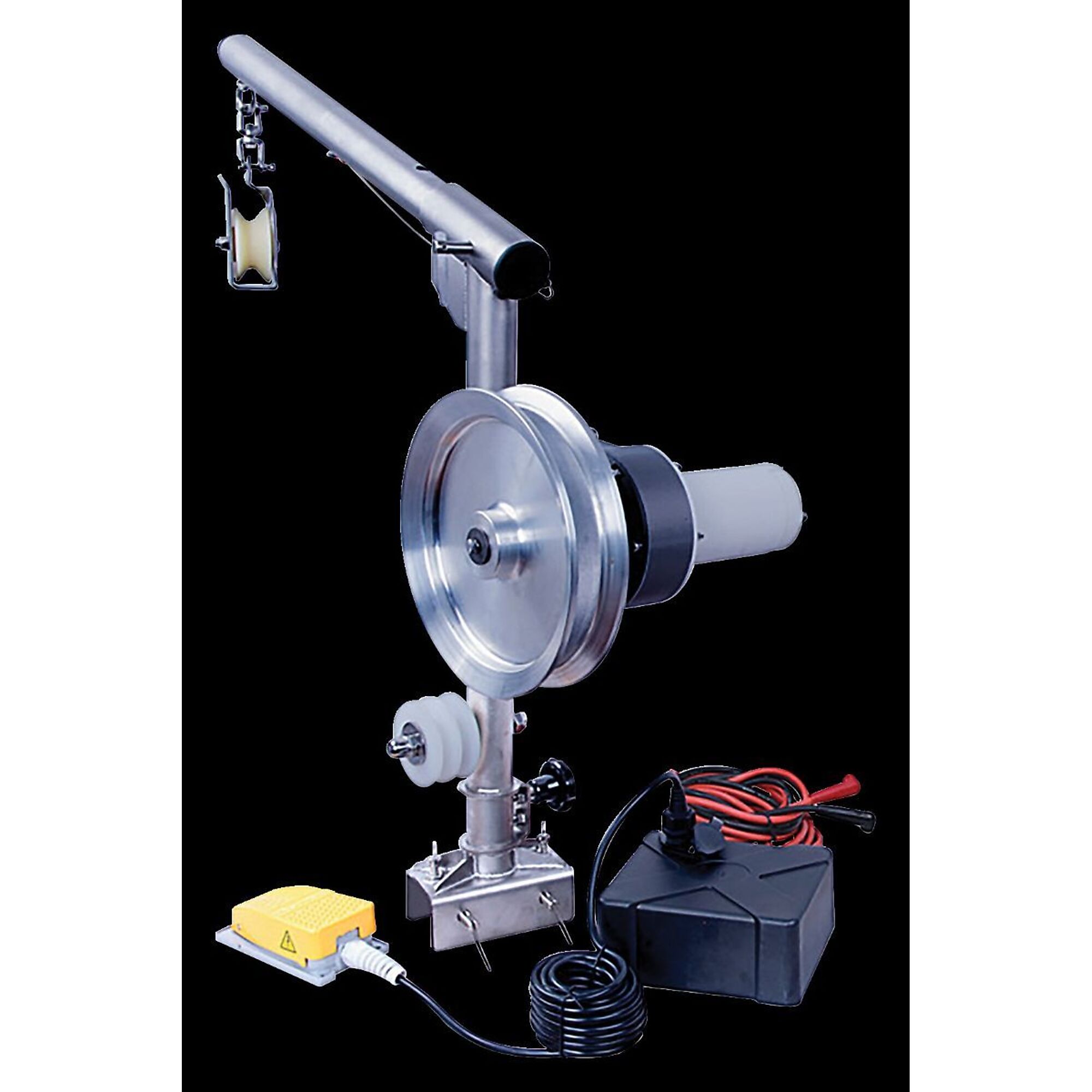 Endurance Marine Model No. EPP22- Pot Puller - Portable Gunnel Davit Crane for Crab & Prawn Traps. New SS Tubular Heavy Duty Frame rated @175 Lbs.