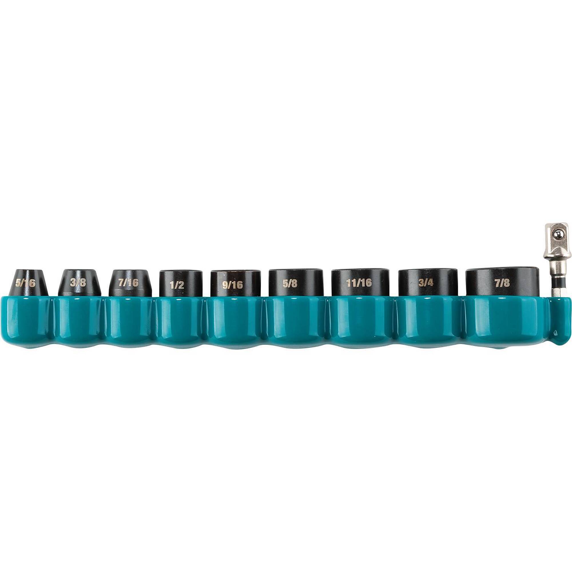 Makita® Impact XPS® 10Pc 3/8" SAE Socket Set, Model# E-01672