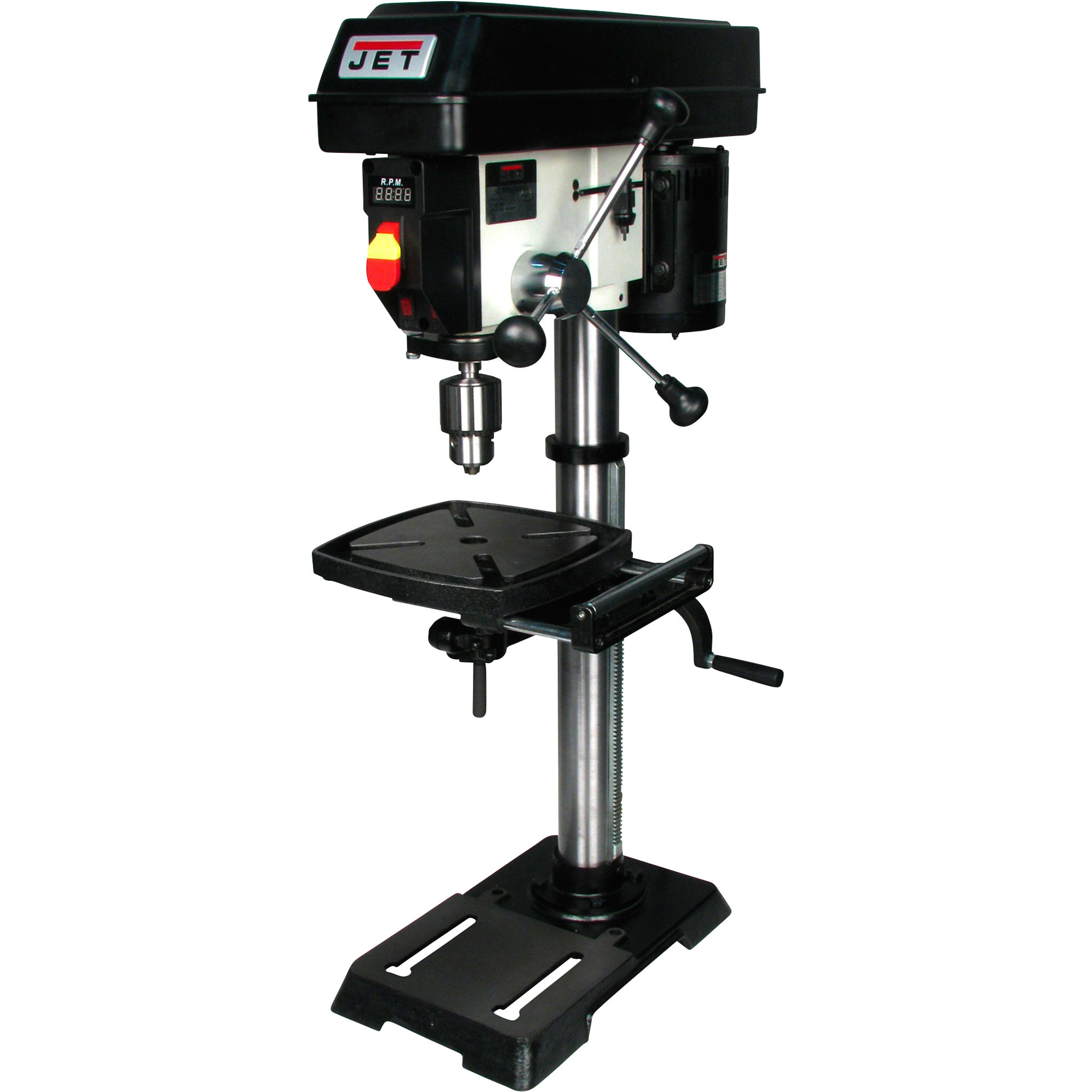 JET Benchtop Drill Press with DRO, Variable Speed, 12in., 1/2 HP, 115 Volt, Model# JWDP-12