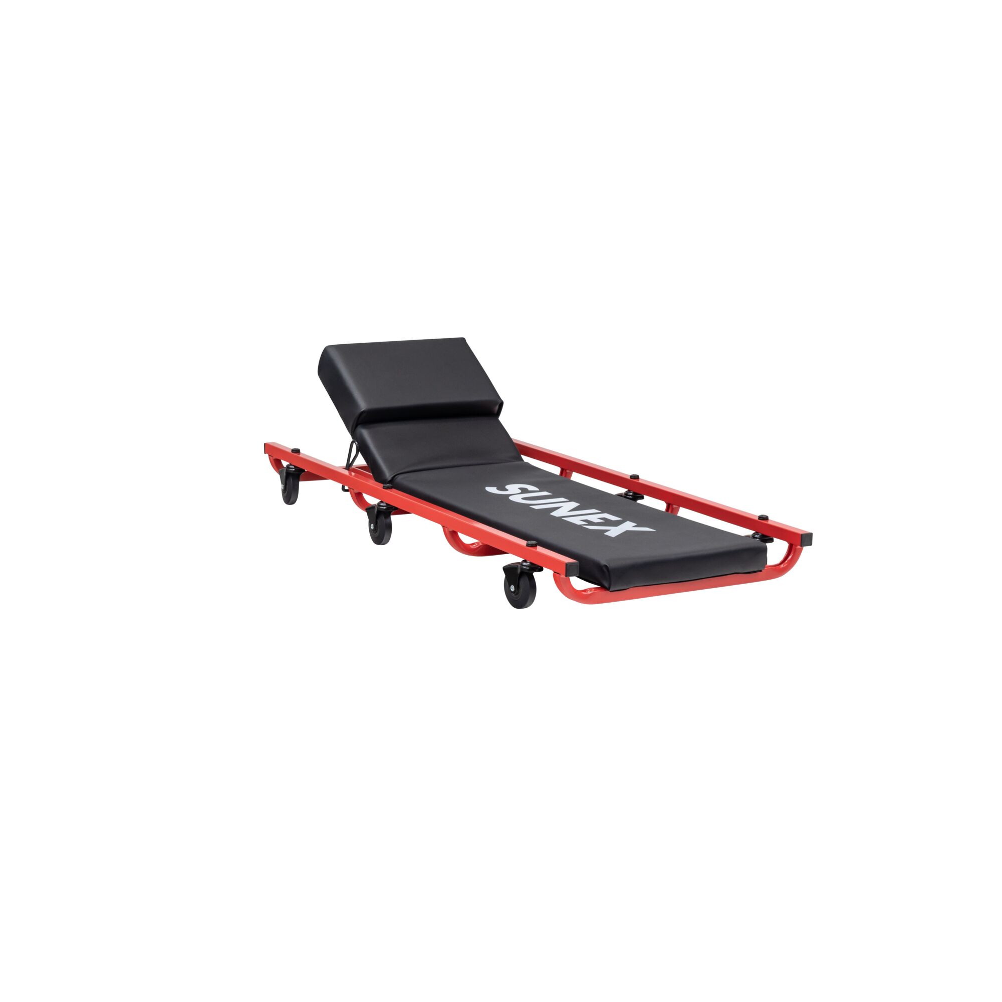 SUNEX TOOLS, Model #8505B, 6 Caster Creeper w/Adjustable Head Rest - Black