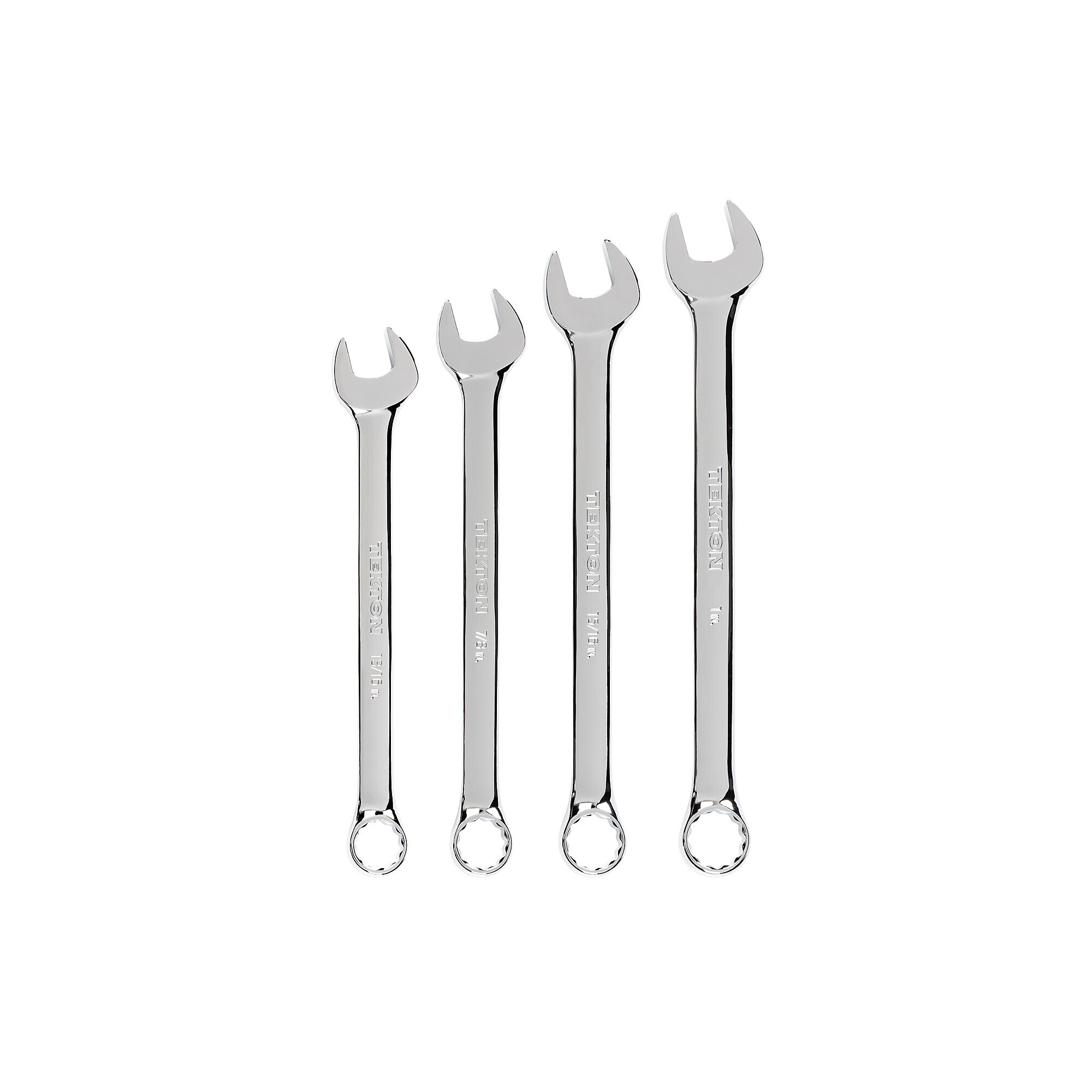 TEKTON Combination Wrench Set, 4-Piece (13/16 - 1 in.) | WCB90108