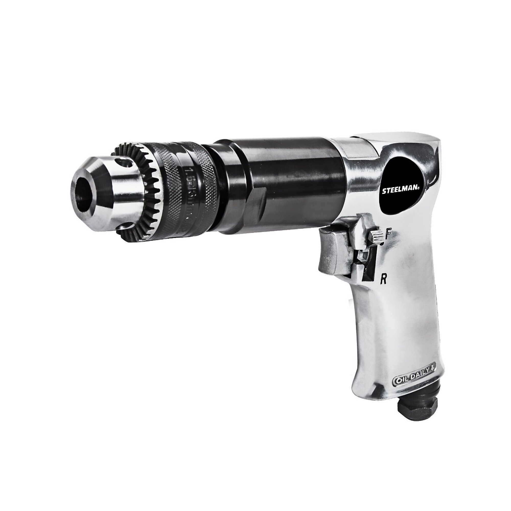 STEELMAN 1/2-Inch Reversible Air Drill, Model# 1704