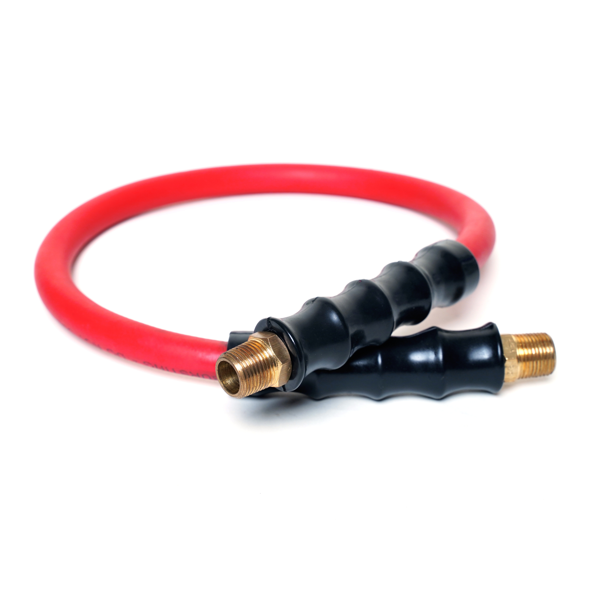 STEELMAN 24-Inch Rubber Hose Reel Connection Hose with 3/8-Inch NPT Brass Fittings 98456-IND