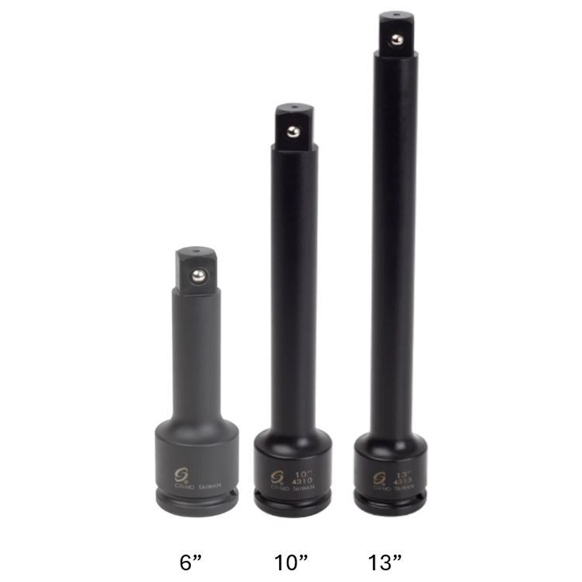SUNEX TOOLS, Model #4330, 3/4" Drive Impact Extension Set - 3 PC.