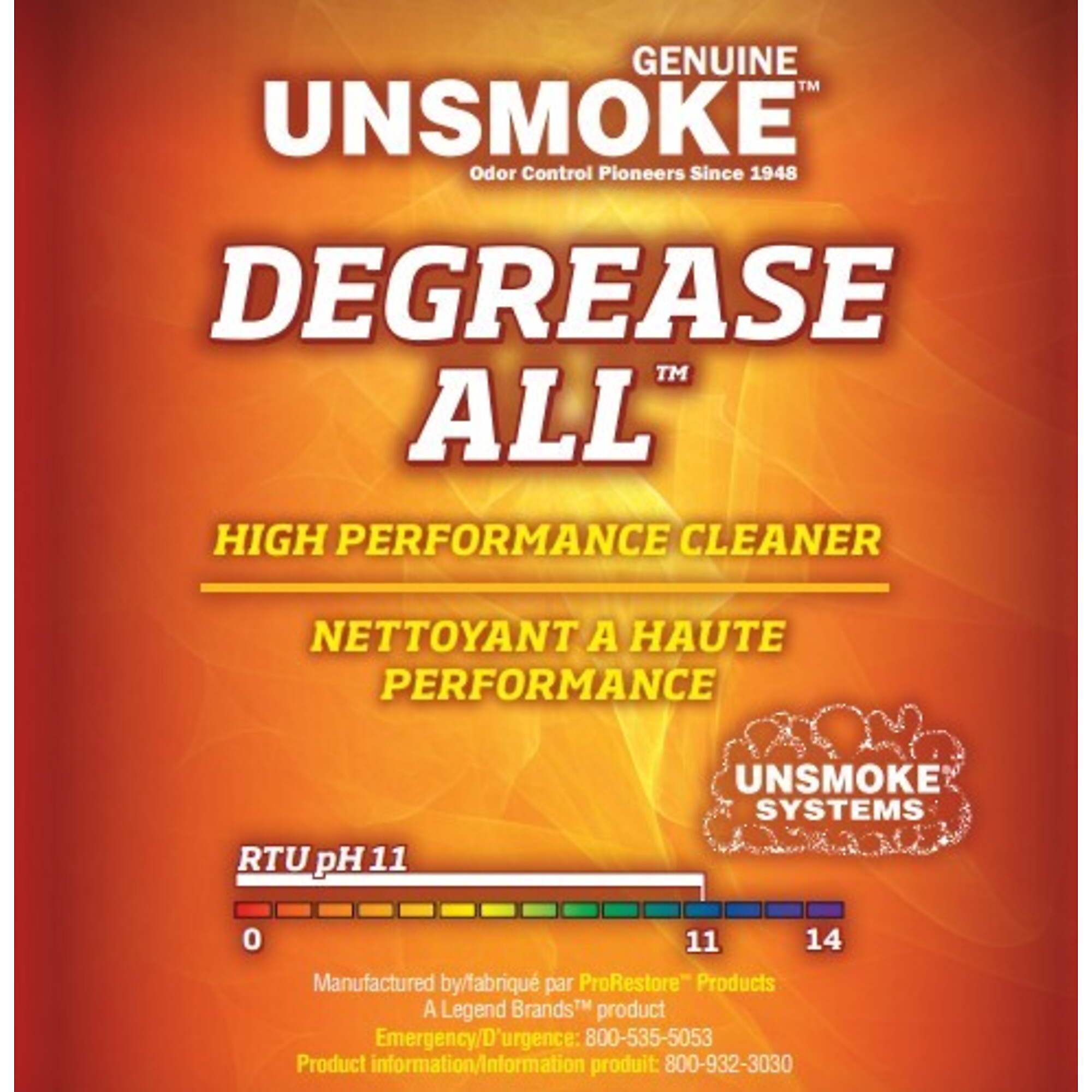 PROCHEM, Degrease-All - 103550 - One 5 gal. / 18.9 L pail
