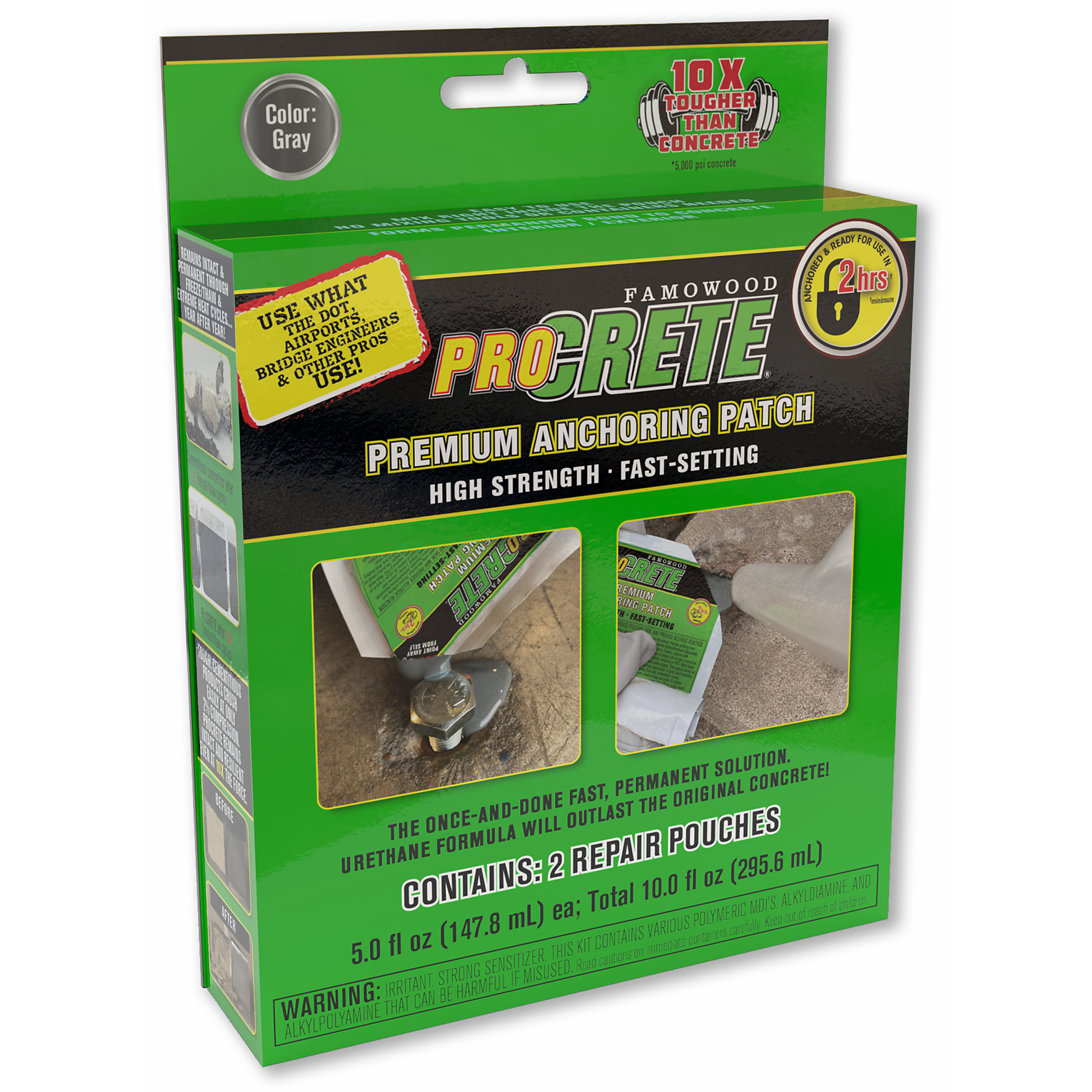 PROCRETE Anchoring Grey 5 oz. 2-Pack 6240000