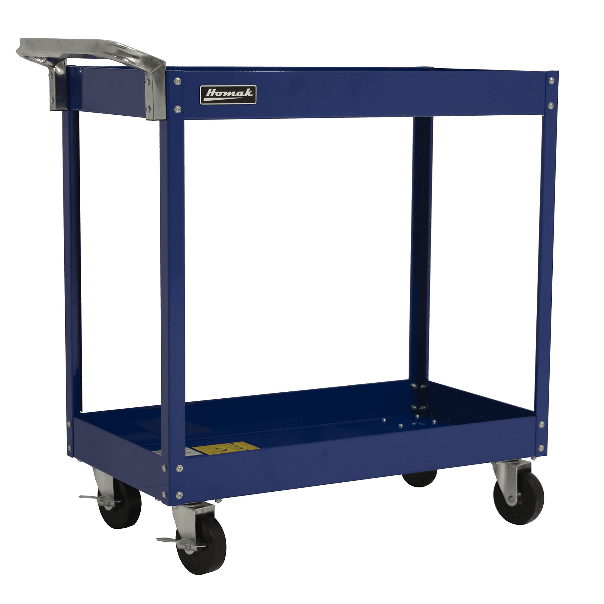 Homak, Economy Service Cart, Blue, Heavy-duty 19-gauge steel, Model #BL06030340
