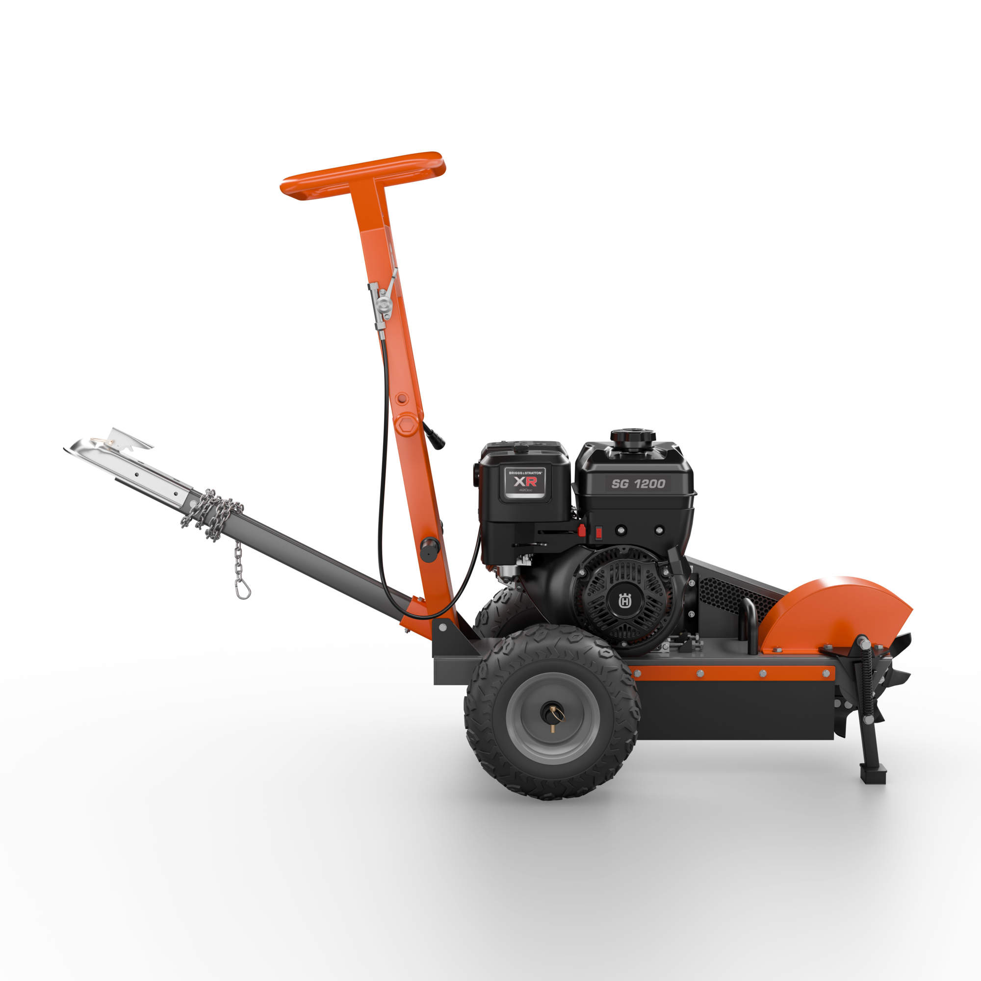 Husqvarna 15 HP Gasoline Walk-Behind Stump Grinder with 420cc Briggs & Stratton Engine