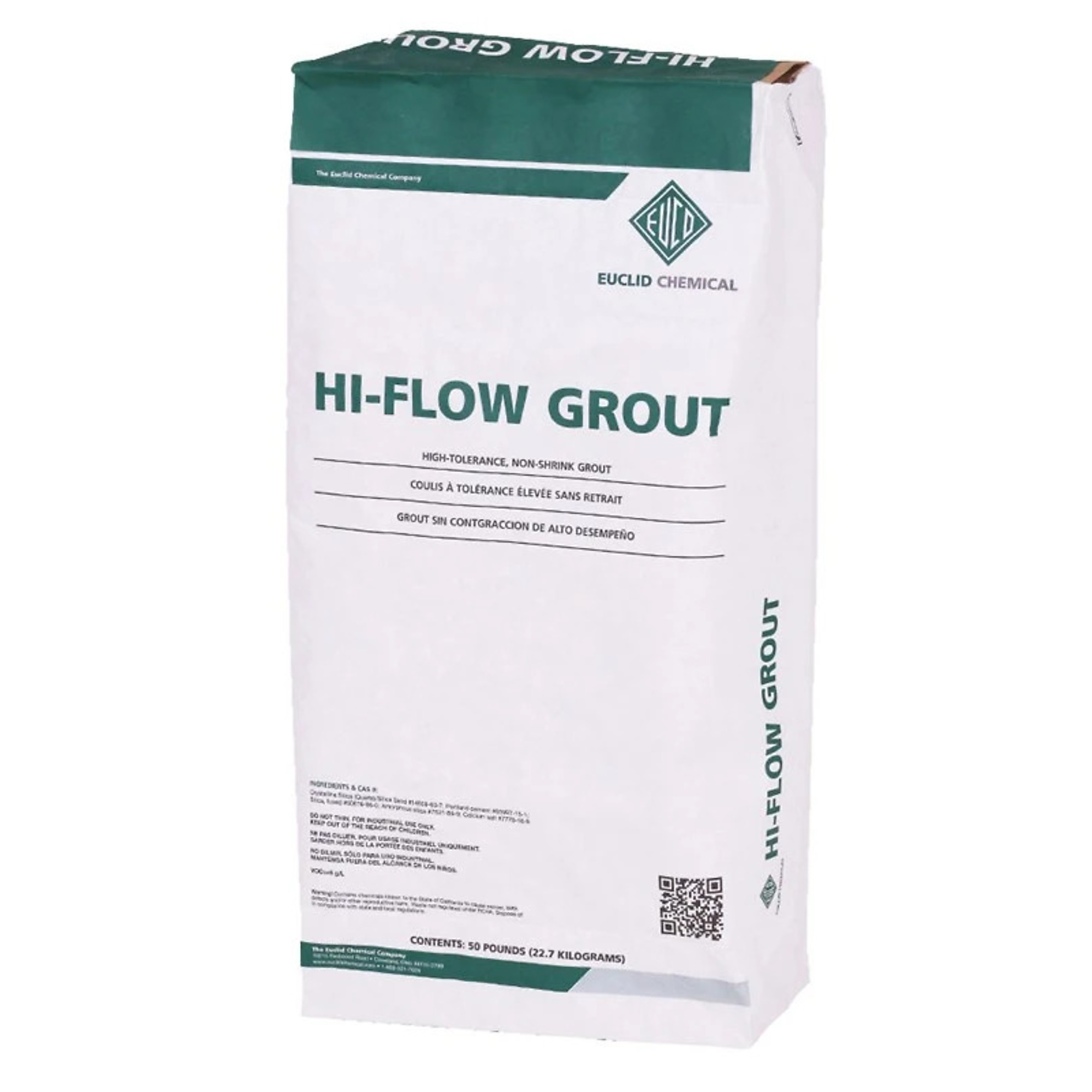 Euclid Hi-Flow High-Tolerance Non-Shrink Grout 50lbs