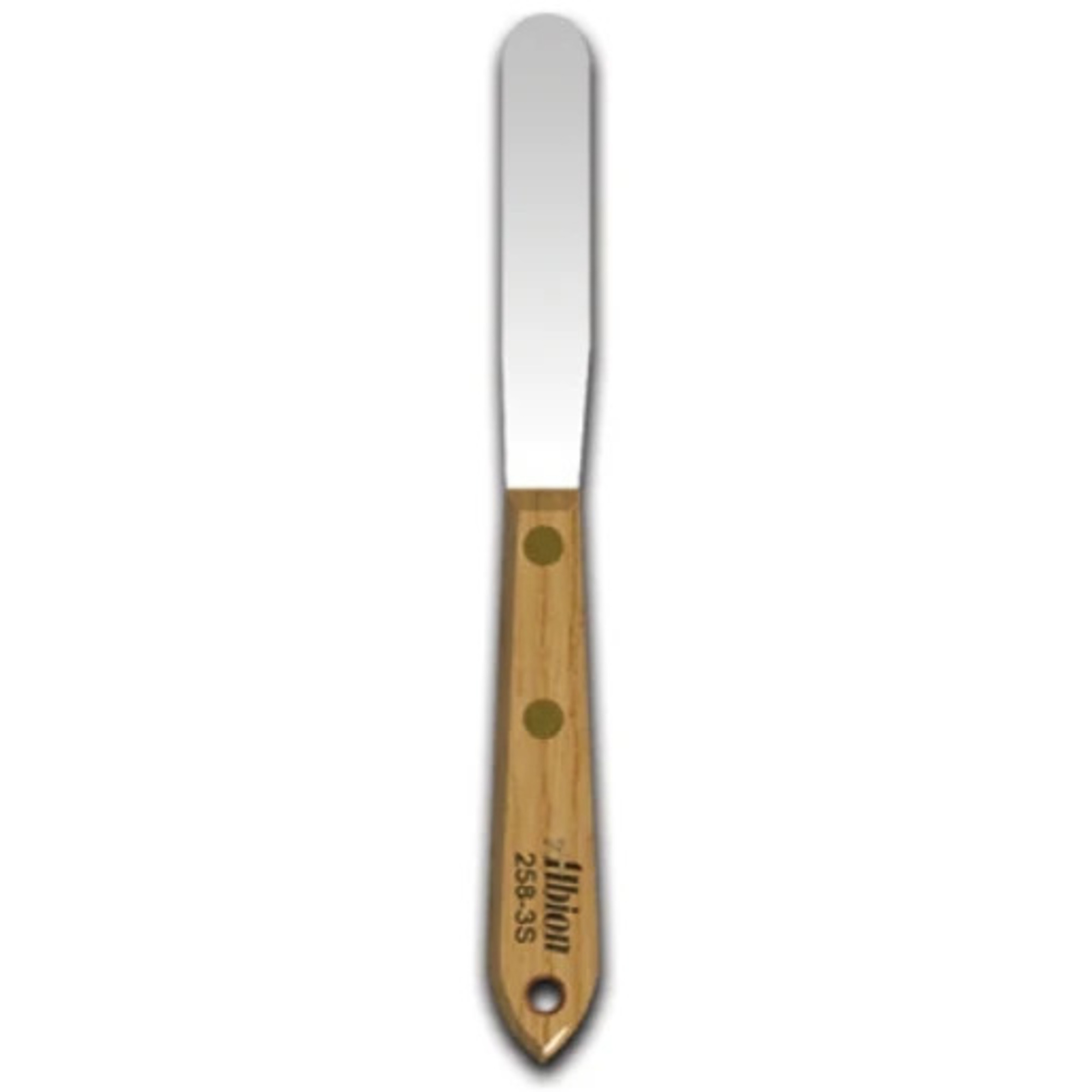 Albion 258-3S Classic Spatula: 5/8" Wide x 3" Long Blade