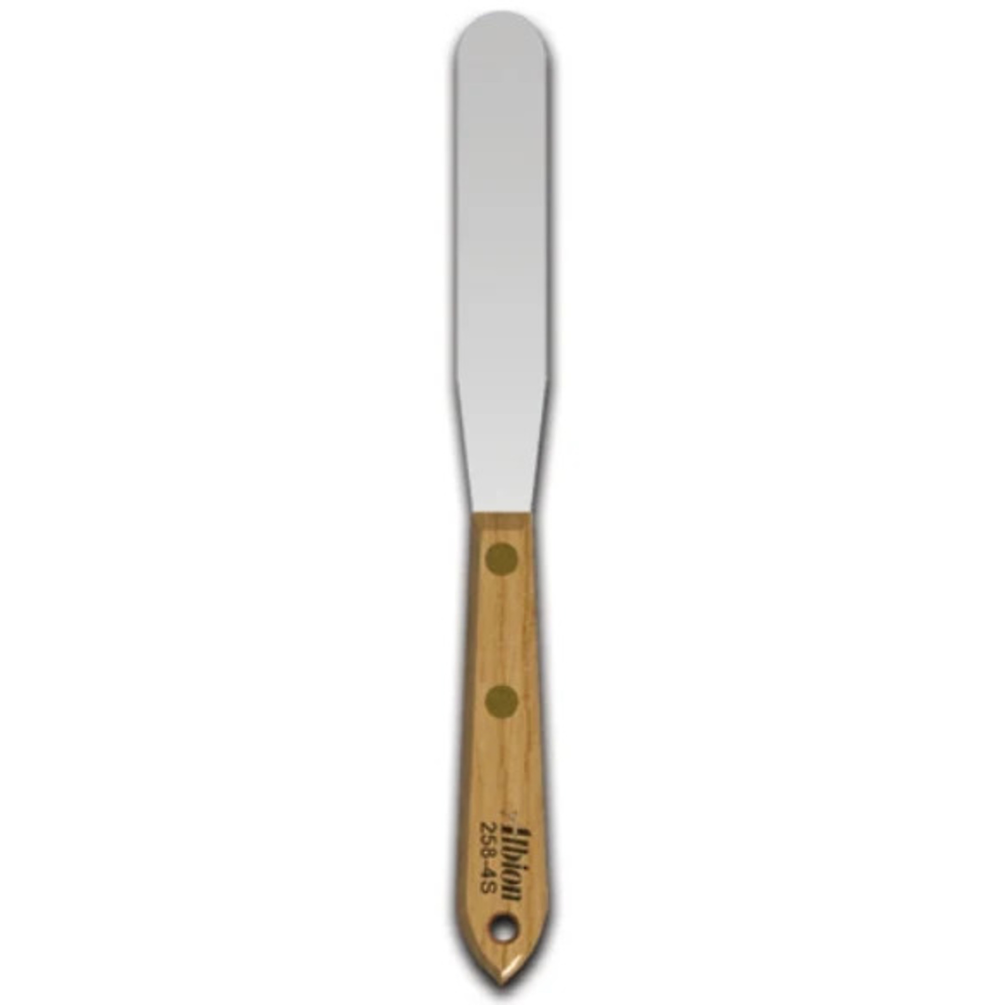 Albion 258-4S Classic Spatula: 3/4" Wide x 4" Long Blade