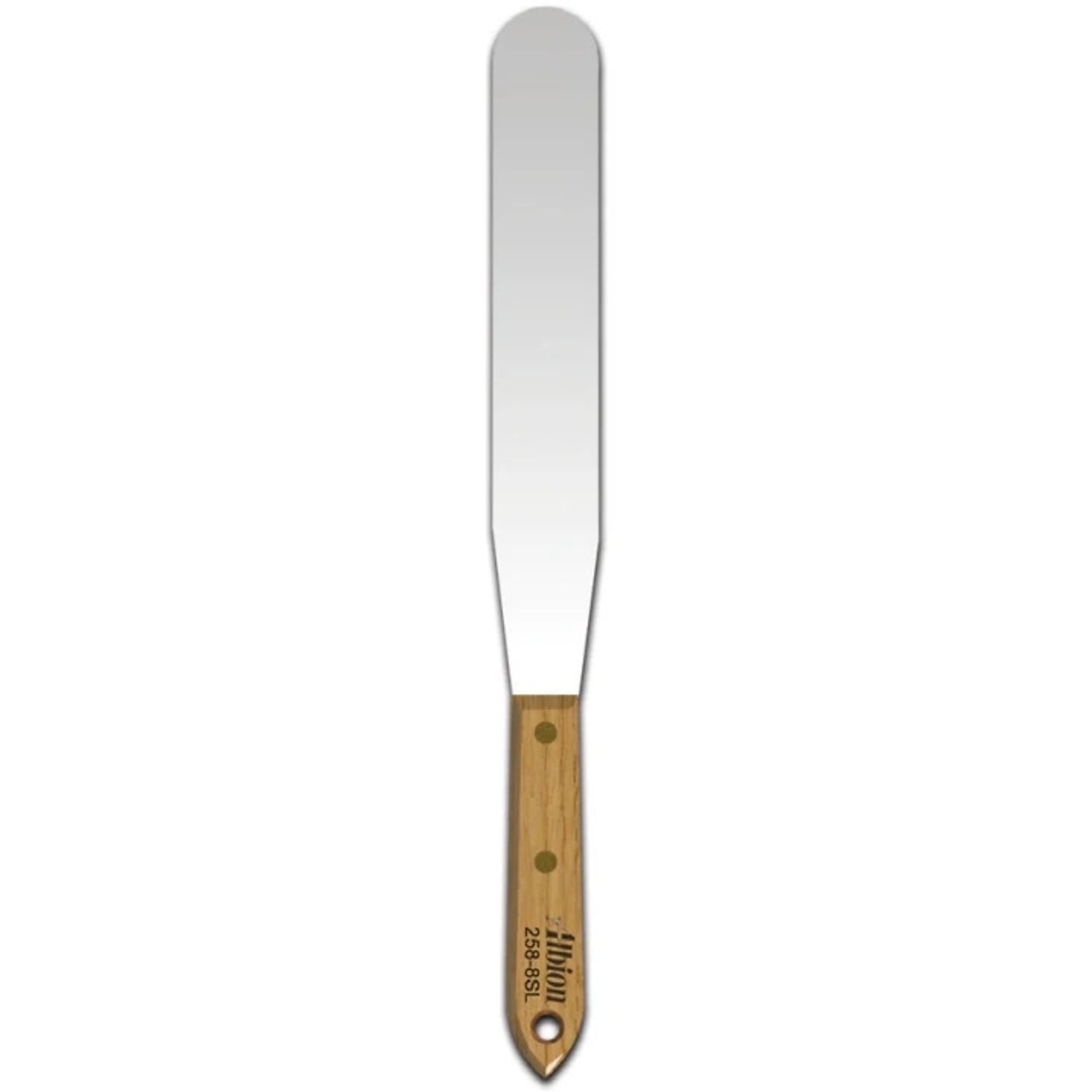 Albion 258-8SL Classic Spatula: 1-1/4" Wide x 8" Long Blade