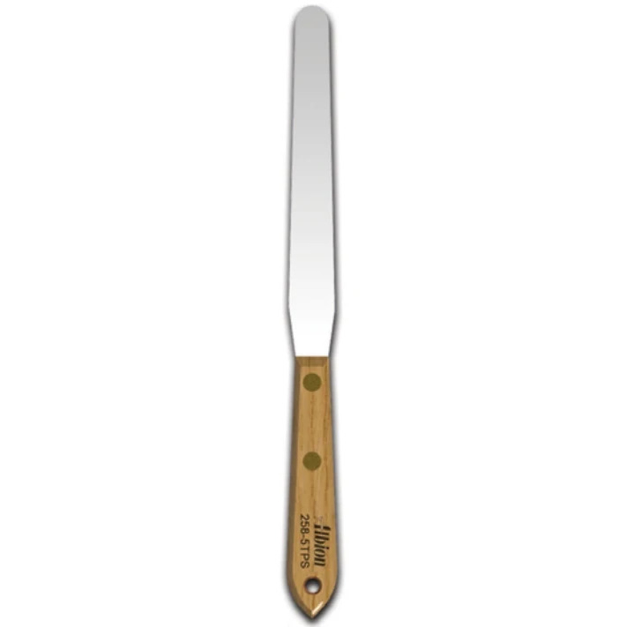 Albion 258-5TPS Classic Spatula: 1/2" Wide Tapered x 5" Long Blade, 12PK