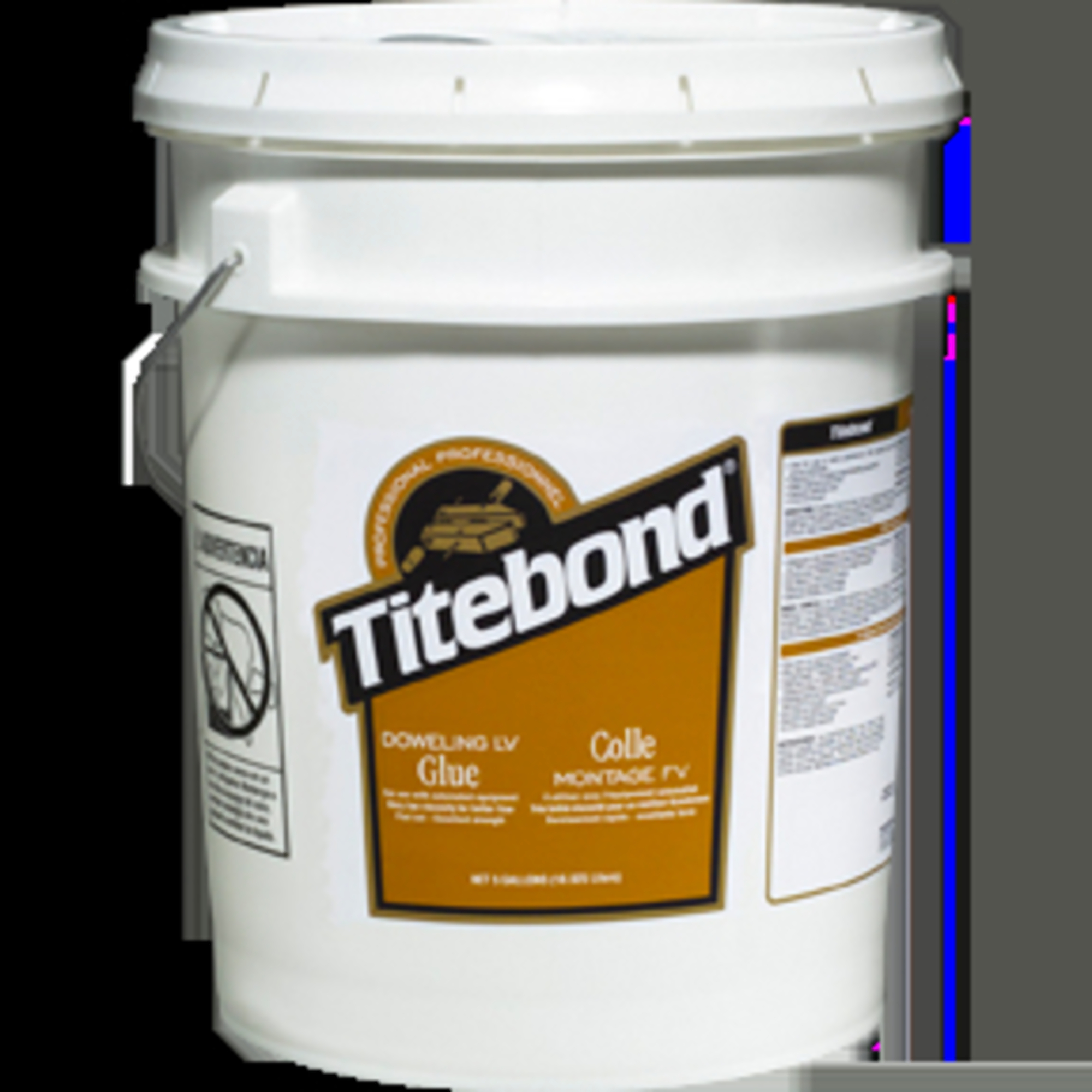 Titebond 3817 Doweling L.V. Glue, 5 Gallon Pail