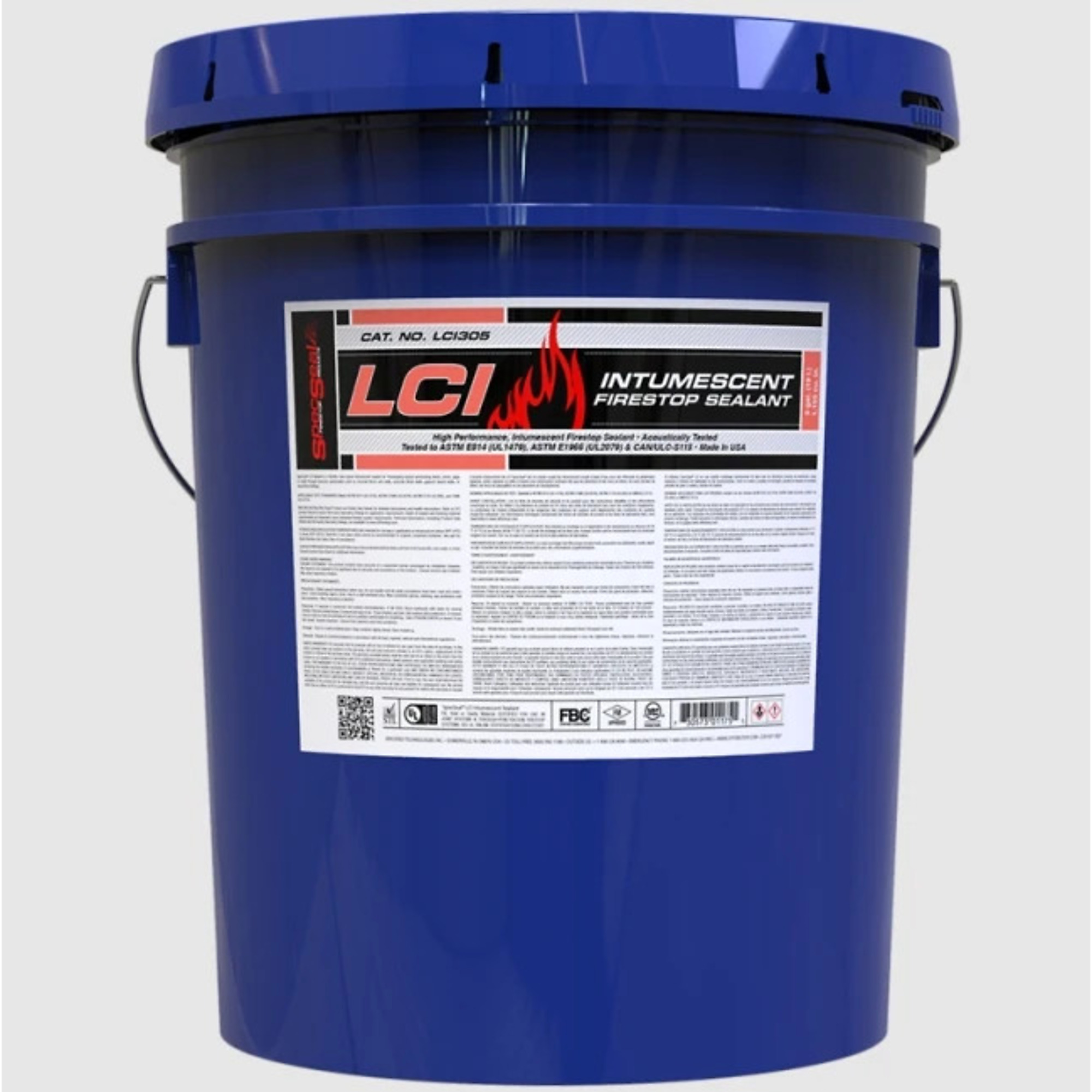 STI LCI305 Intumescent Firestop Sealant Red 5 Gallon